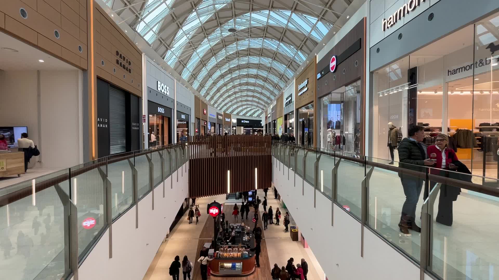 The inauguration of the shopping center and smart district Merlata Bloom Milan