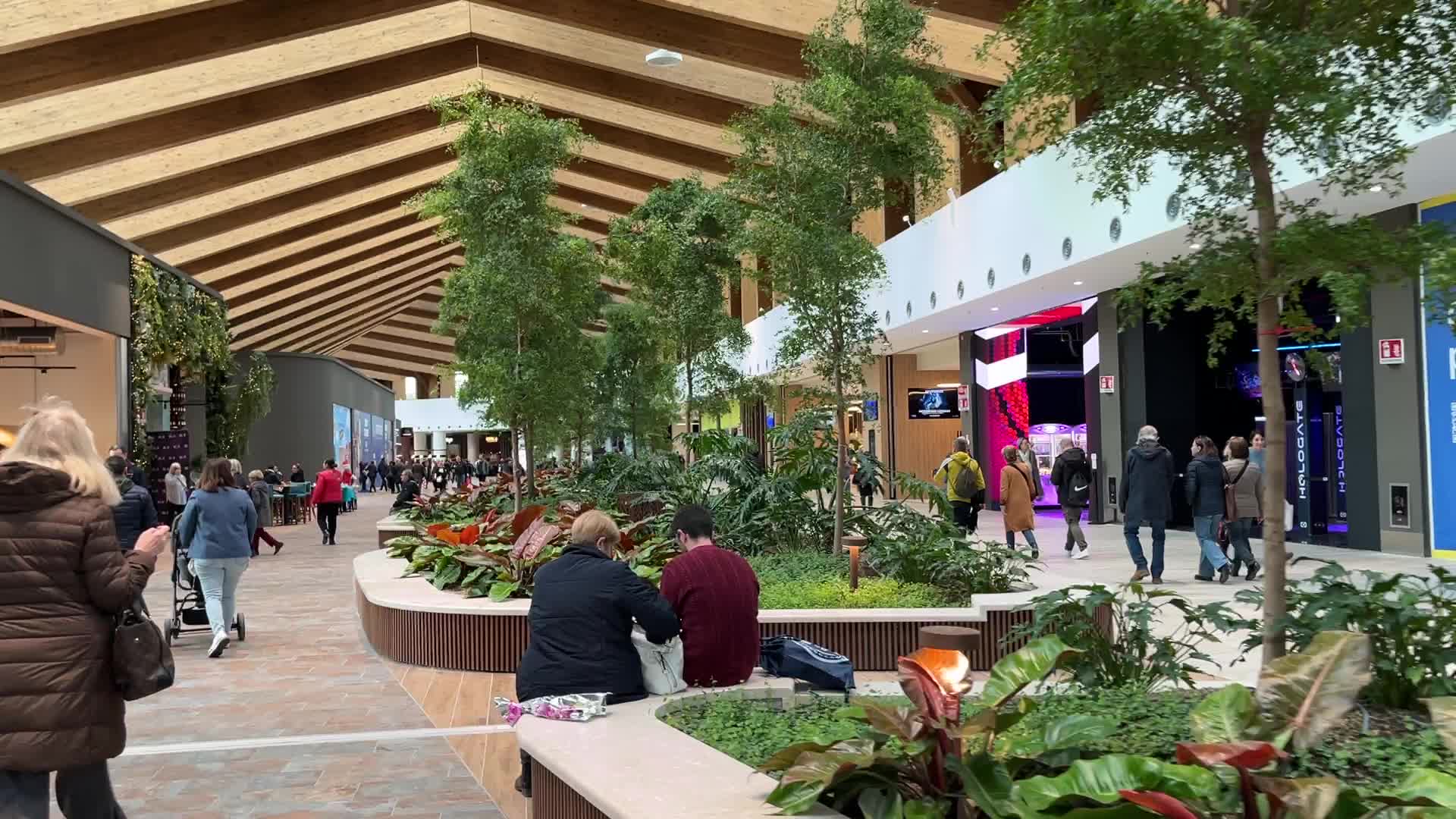 The inauguration of the shopping center and smart district Merlata Bloom Milan