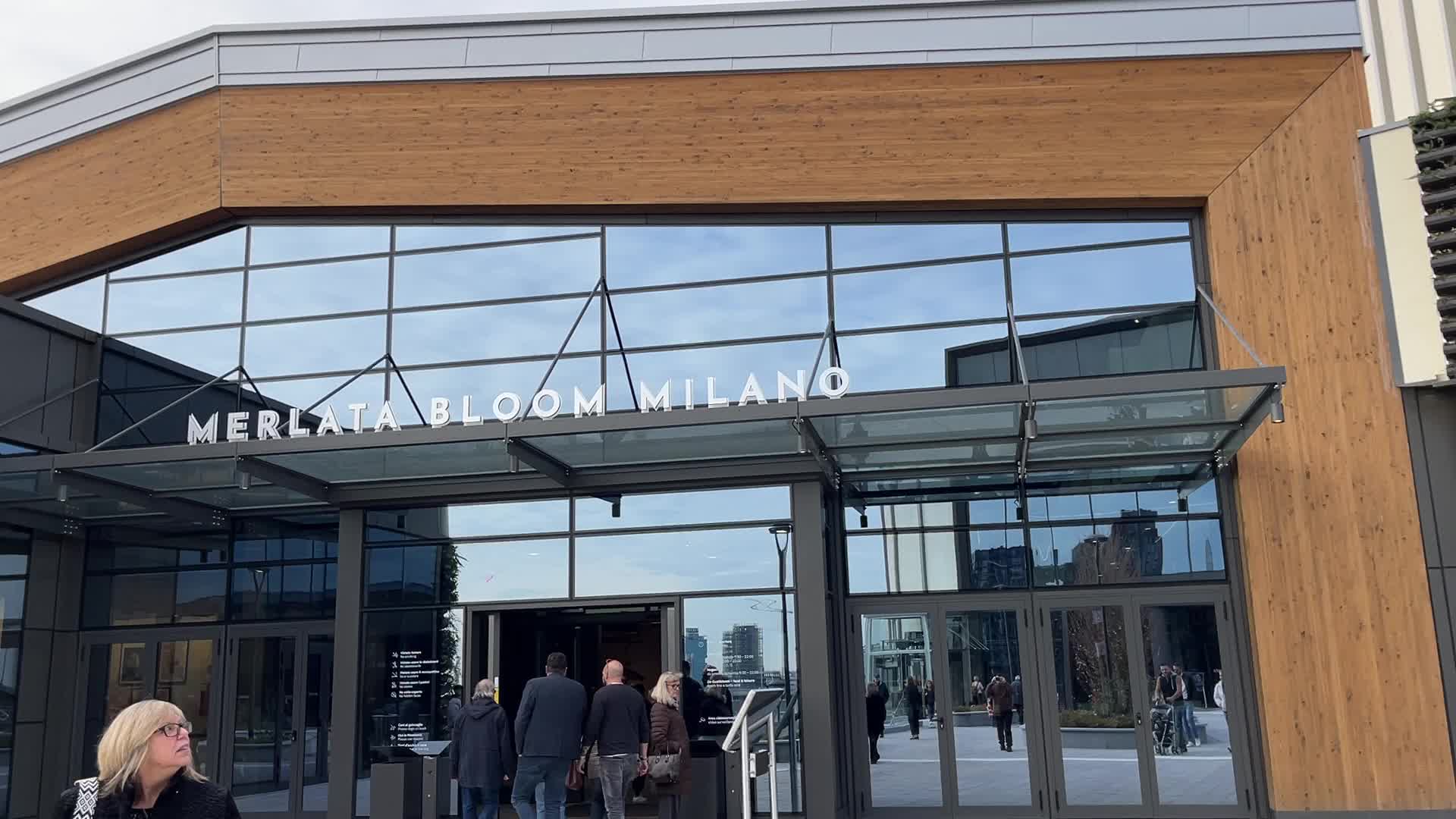The inauguration of the shopping center and smart district Merlata Bloom Milan