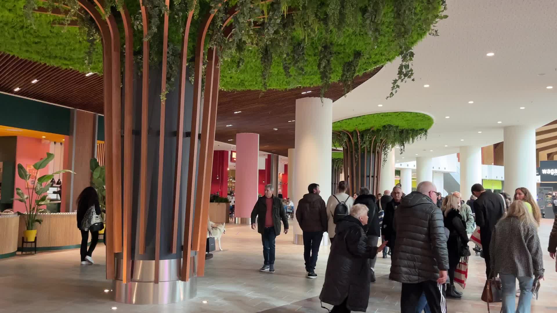 The inauguration of the shopping center and smart district Merlata Bloom Milan