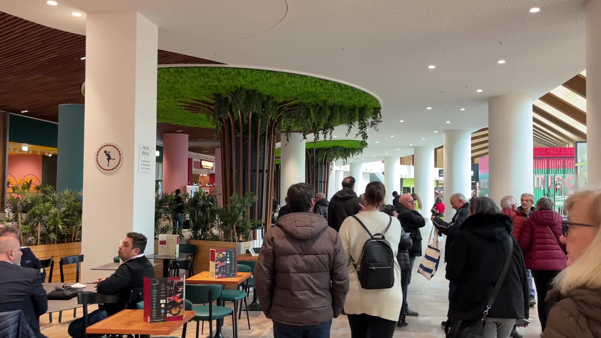 The inauguration of the shopping center and smart district Merlata Bloom Milan