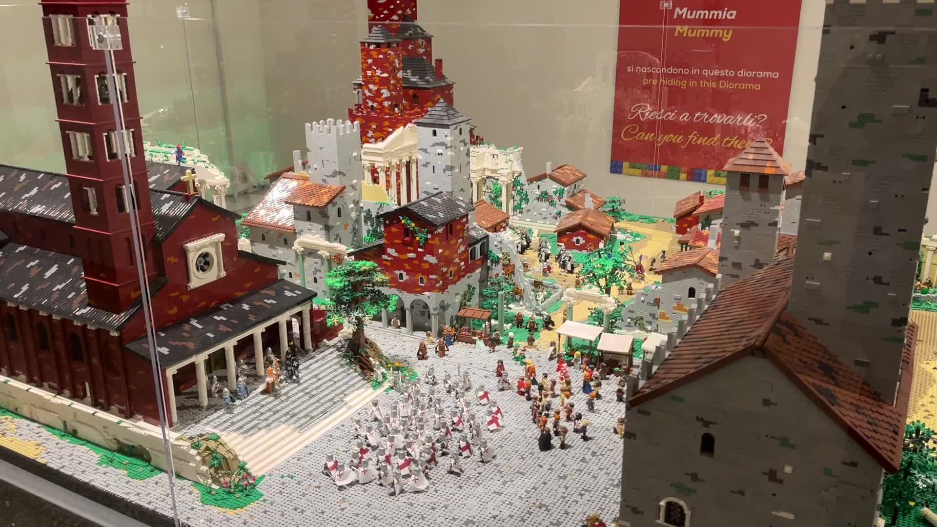 The preview of the Lego Life exhibition at Museo della Permanente In Milan