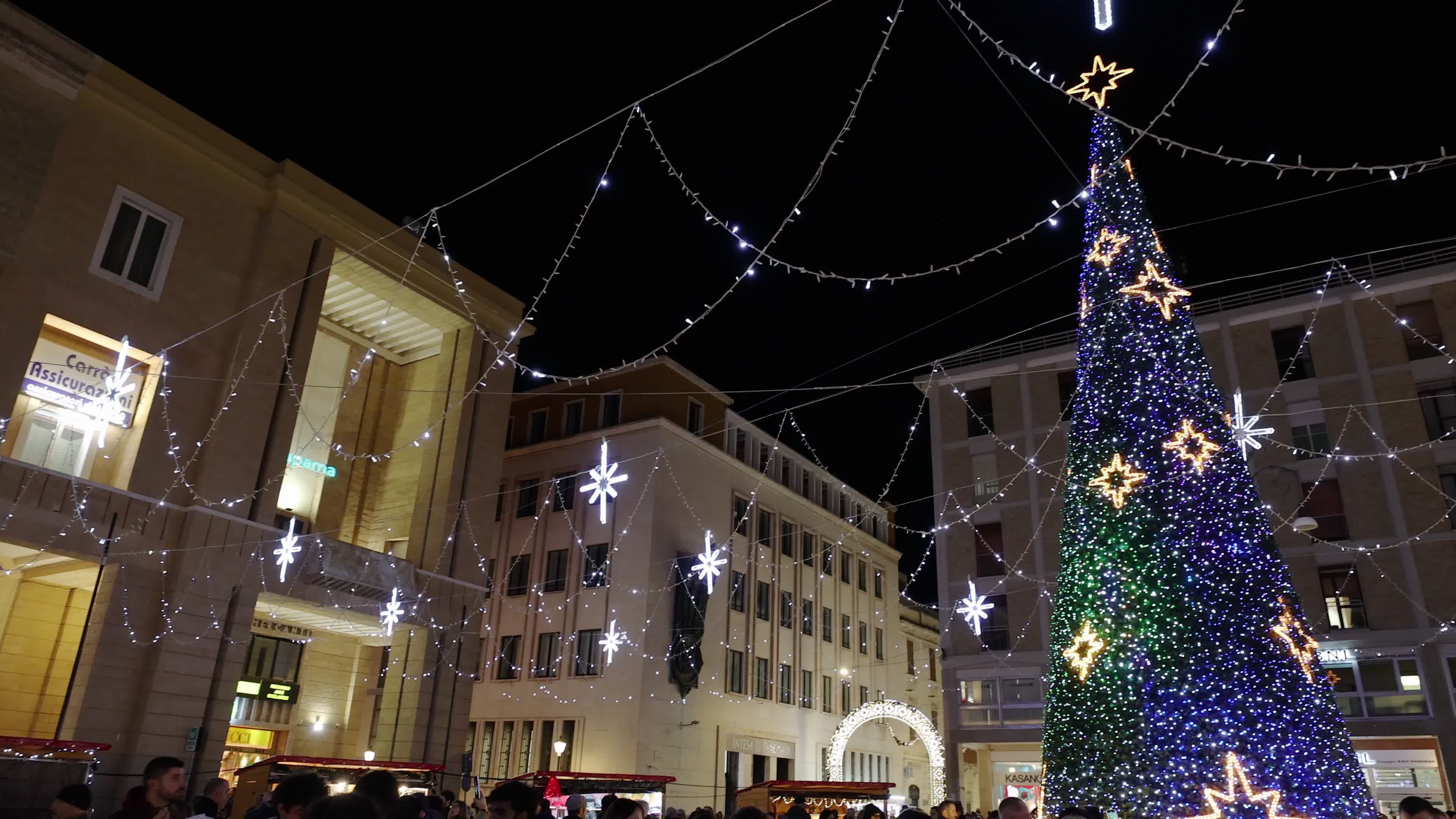 Christmas Atmosphere In Italy