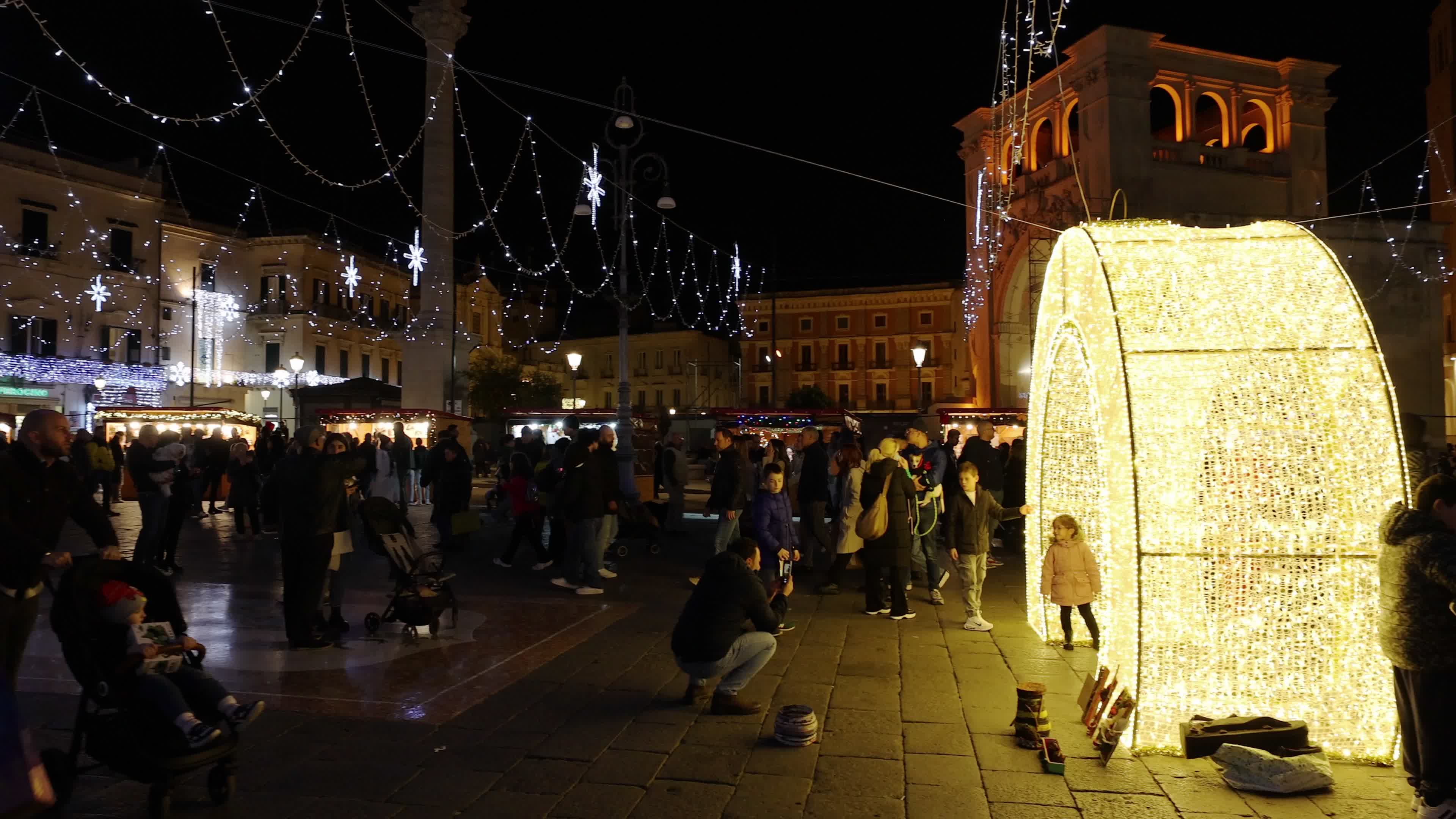 Christmas Atmosphere In Italy