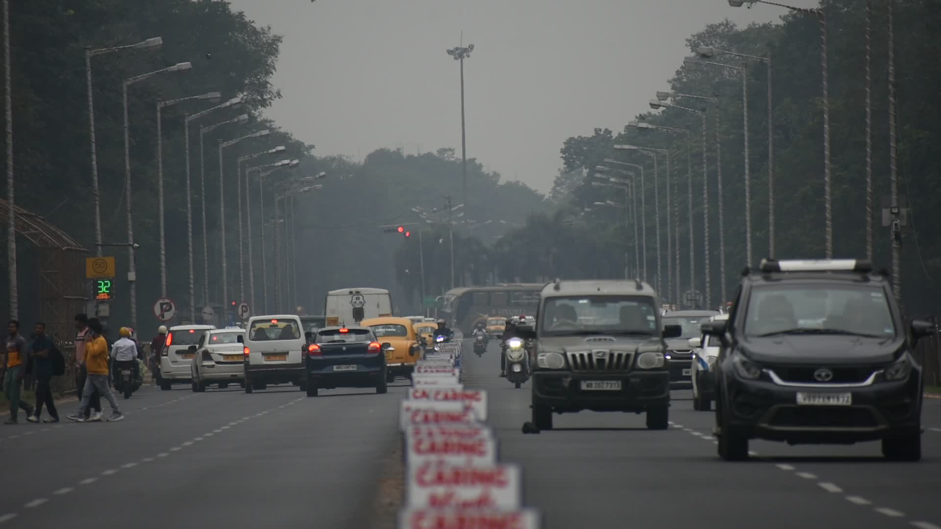 Air pollution in Kolkata.