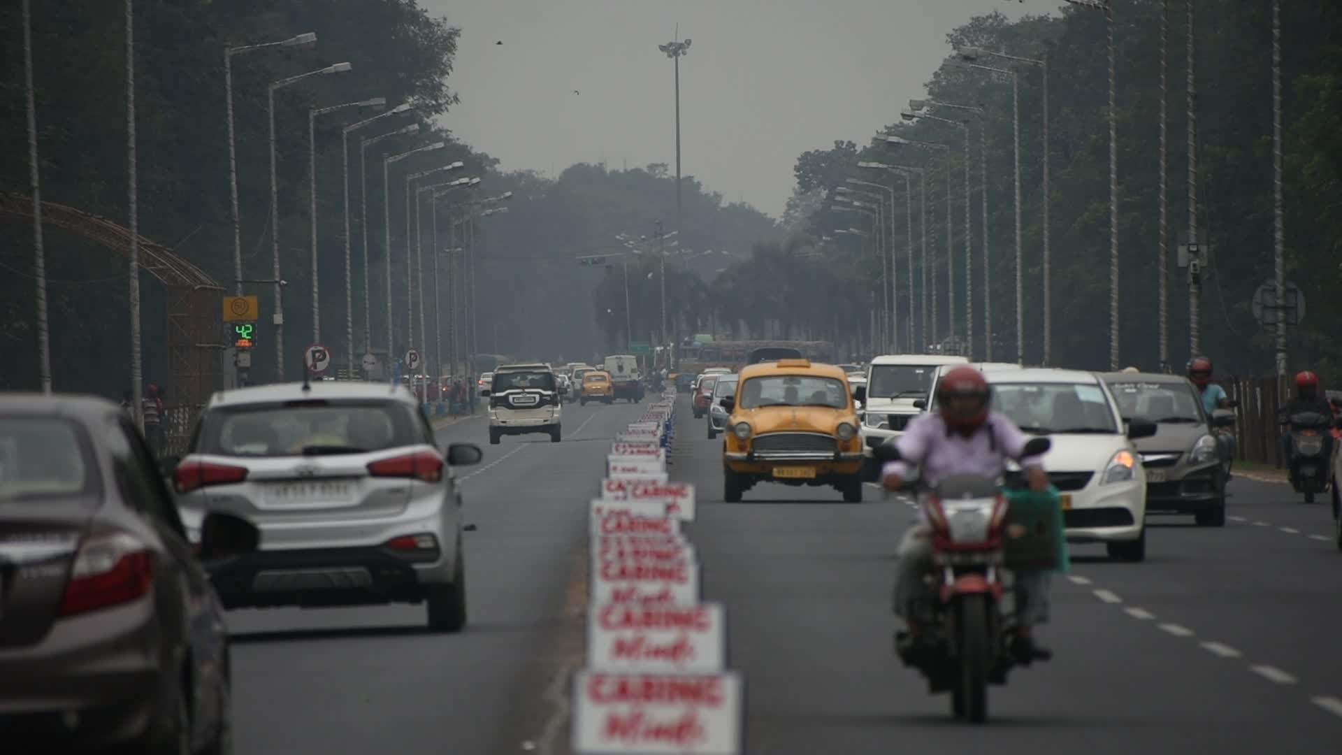 Air pollution in Kolkata.