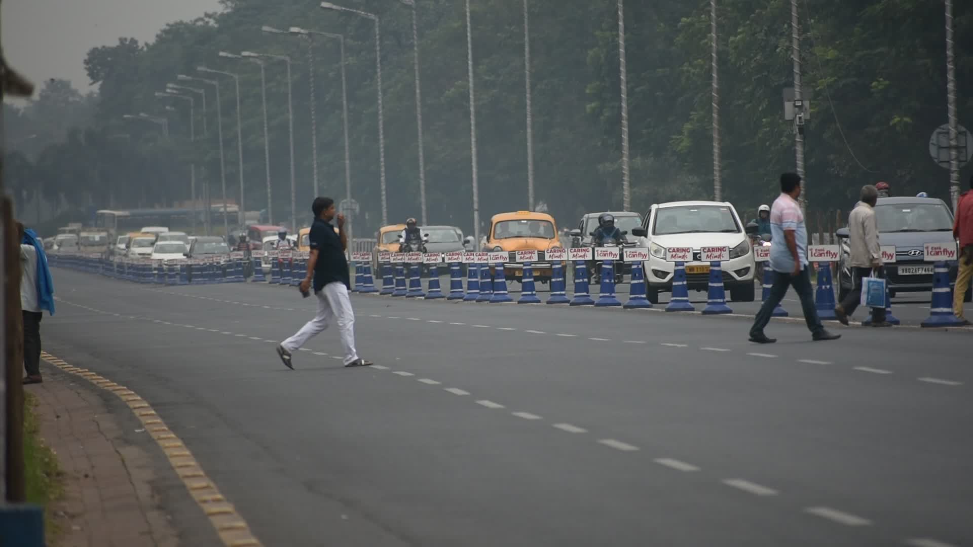 Air pollution in Kolkata.