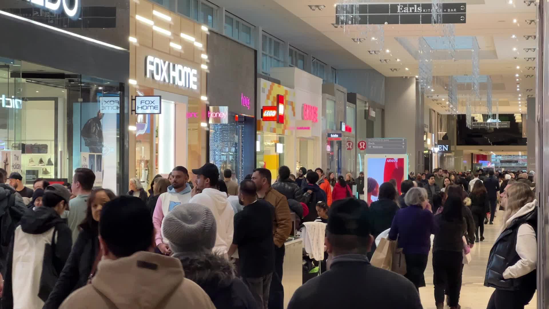 Christmas shoppers