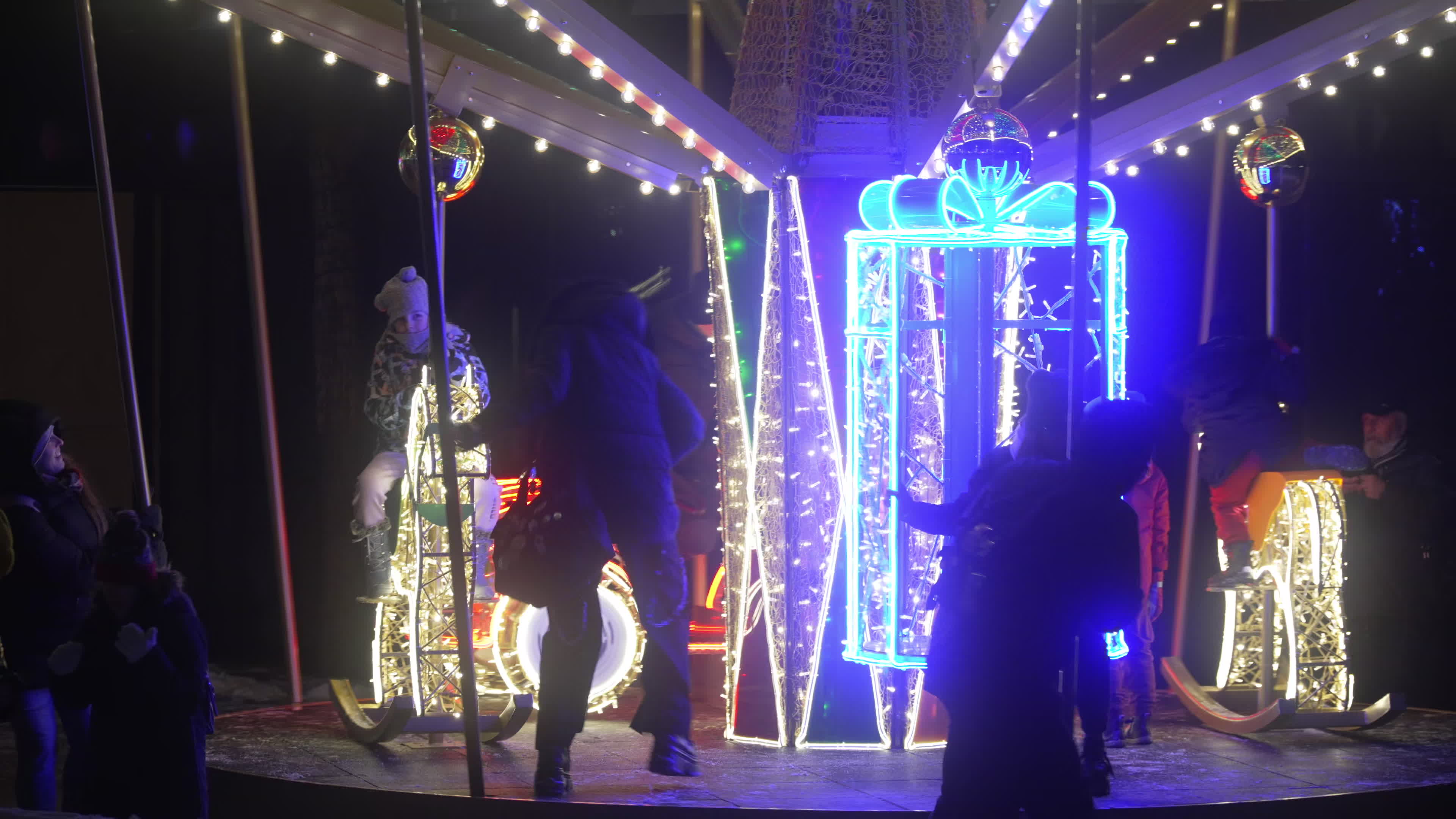 Official Start of Christmas Illumination in Warsaw
