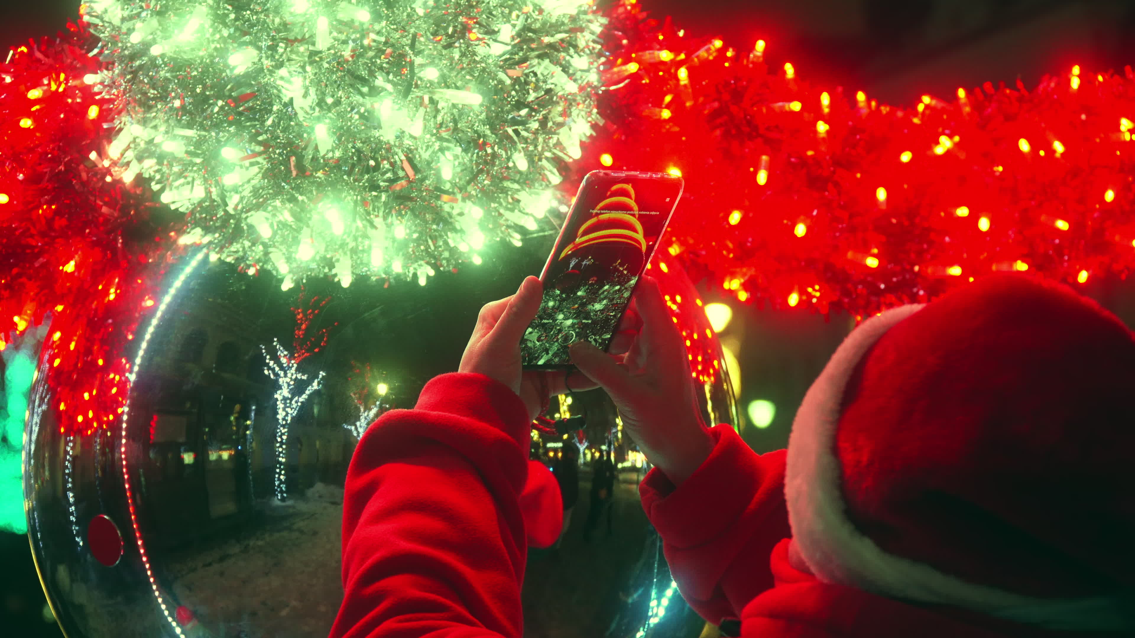 Official Start of Christmas Illumination in Warsaw