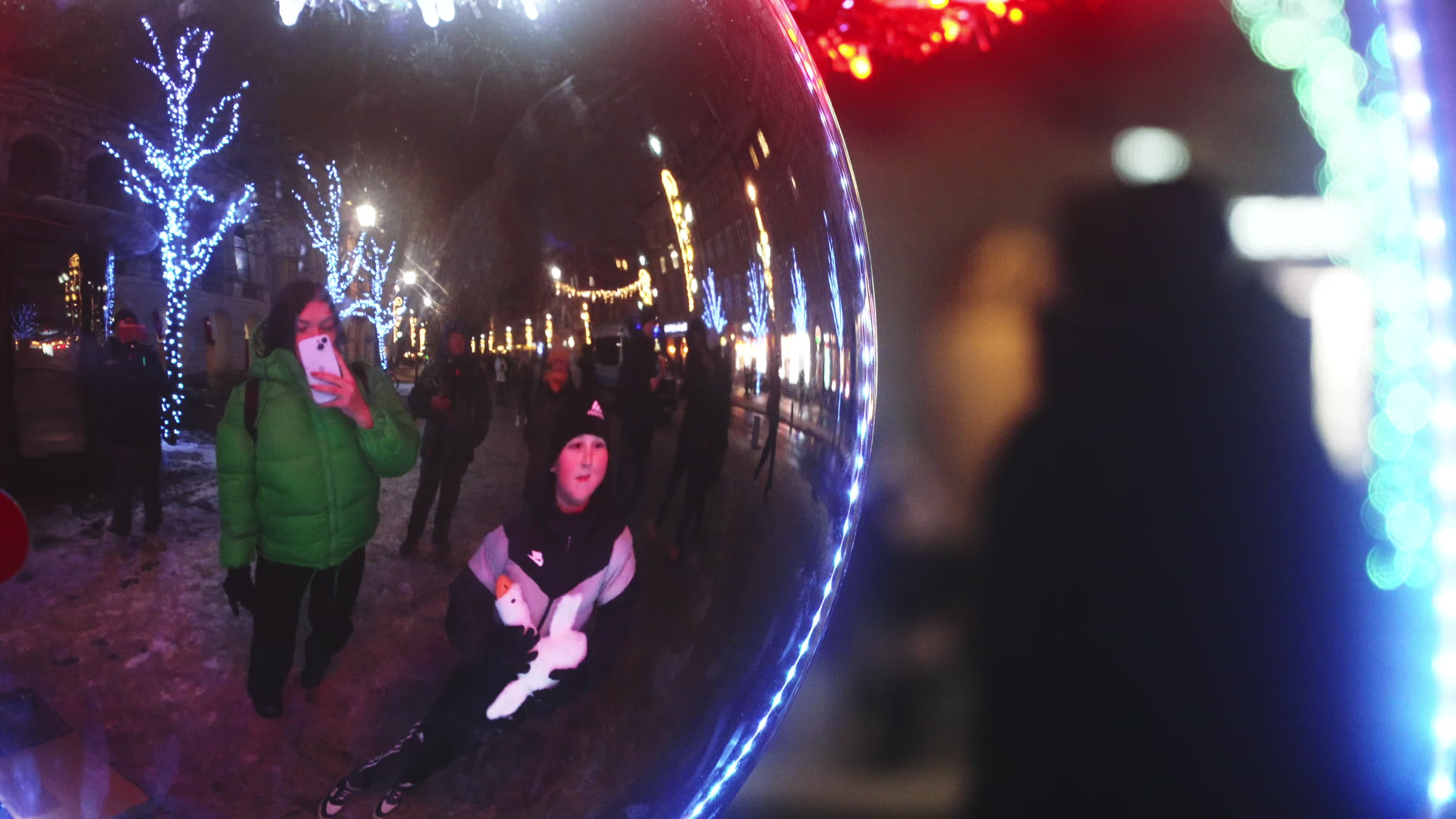 Official Start of Christmas Illumination in Warsaw