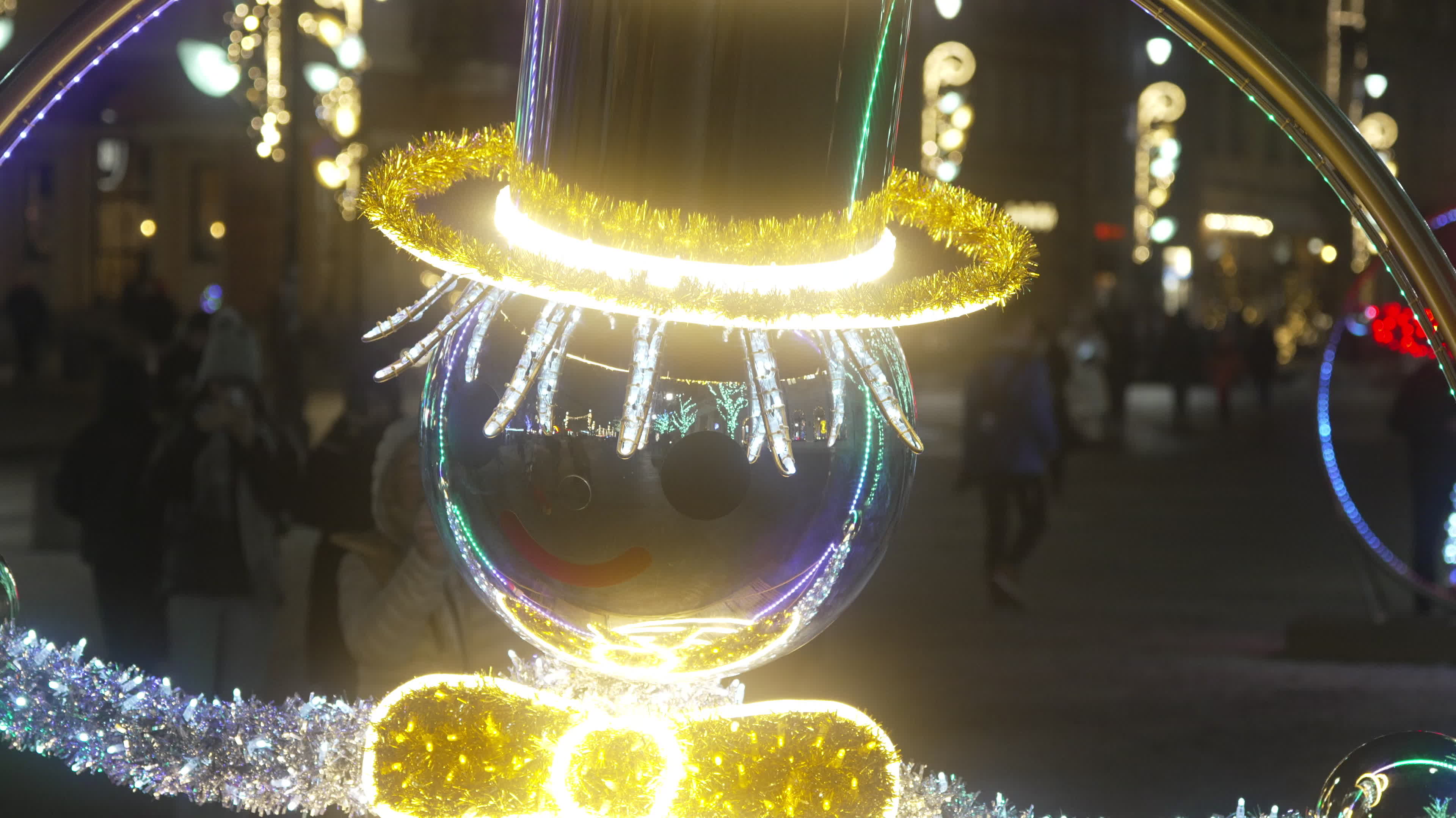 Official Start of Christmas Illumination in Warsaw