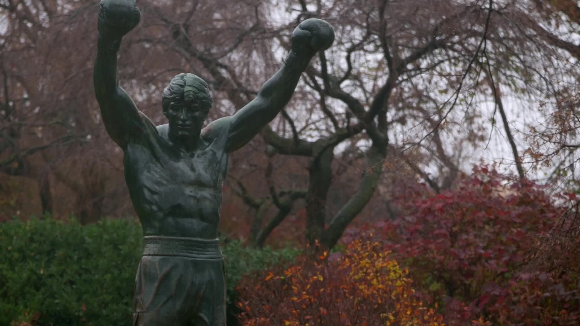 Rocky joins fans for first-ever Rocky Day in Philadelphia, PA