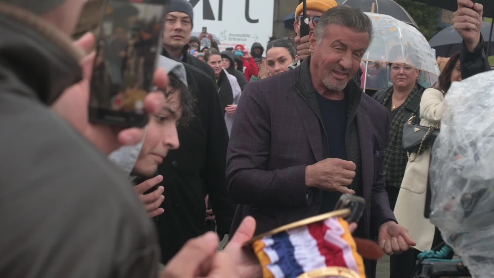 Rocky joins fans for first-ever Rocky Day in Philadelphia, PA