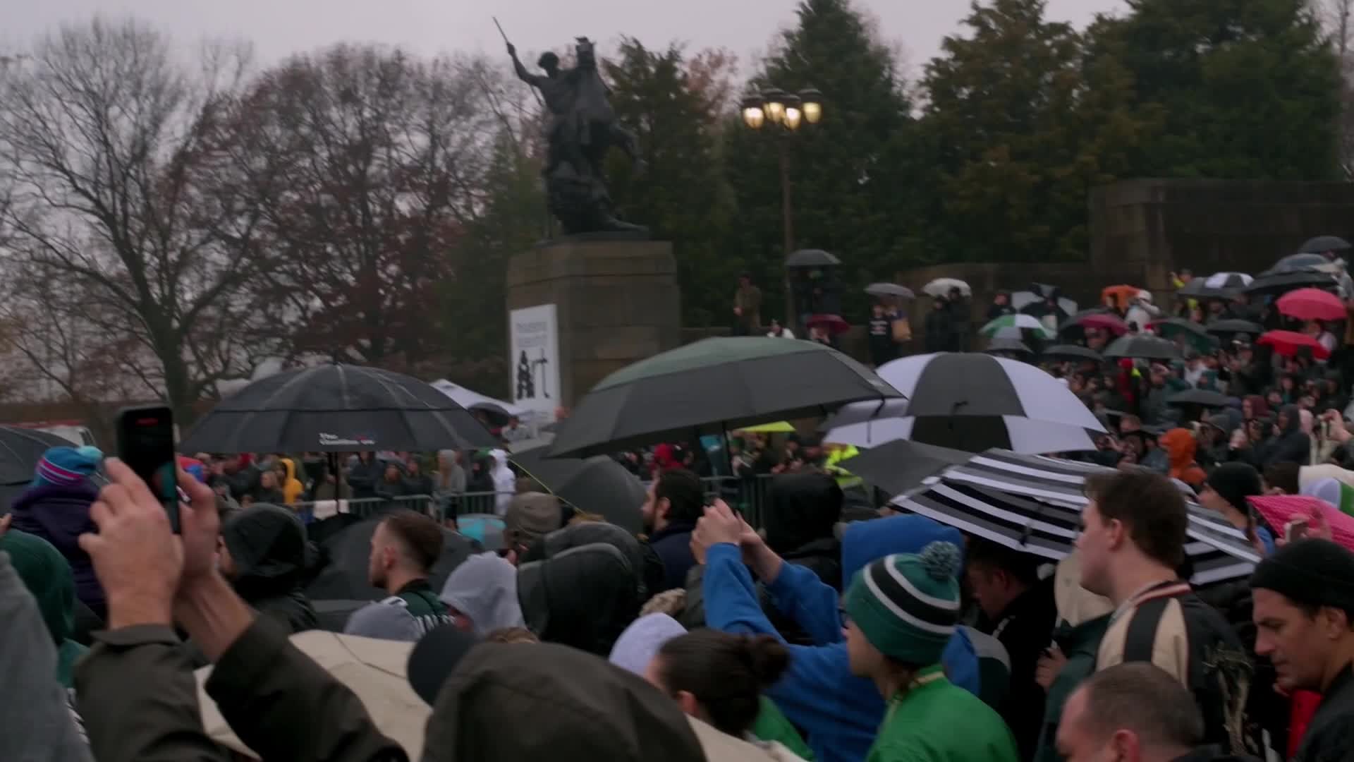 Sylvester Stallone Visits Rocky Steps for First-Ever Rocky Day in Philadelphia, PA