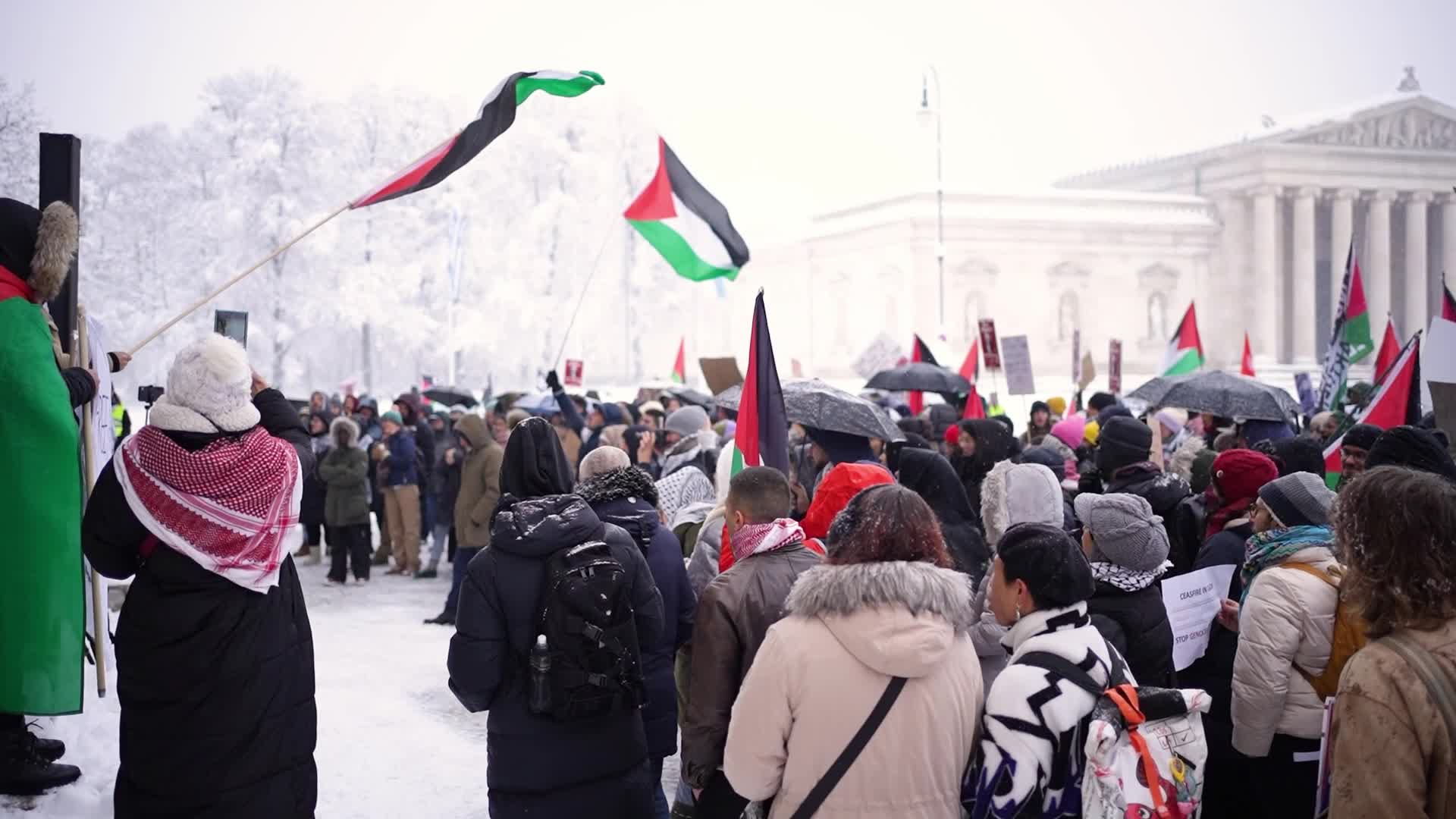 Free Palestine Rally in Munich