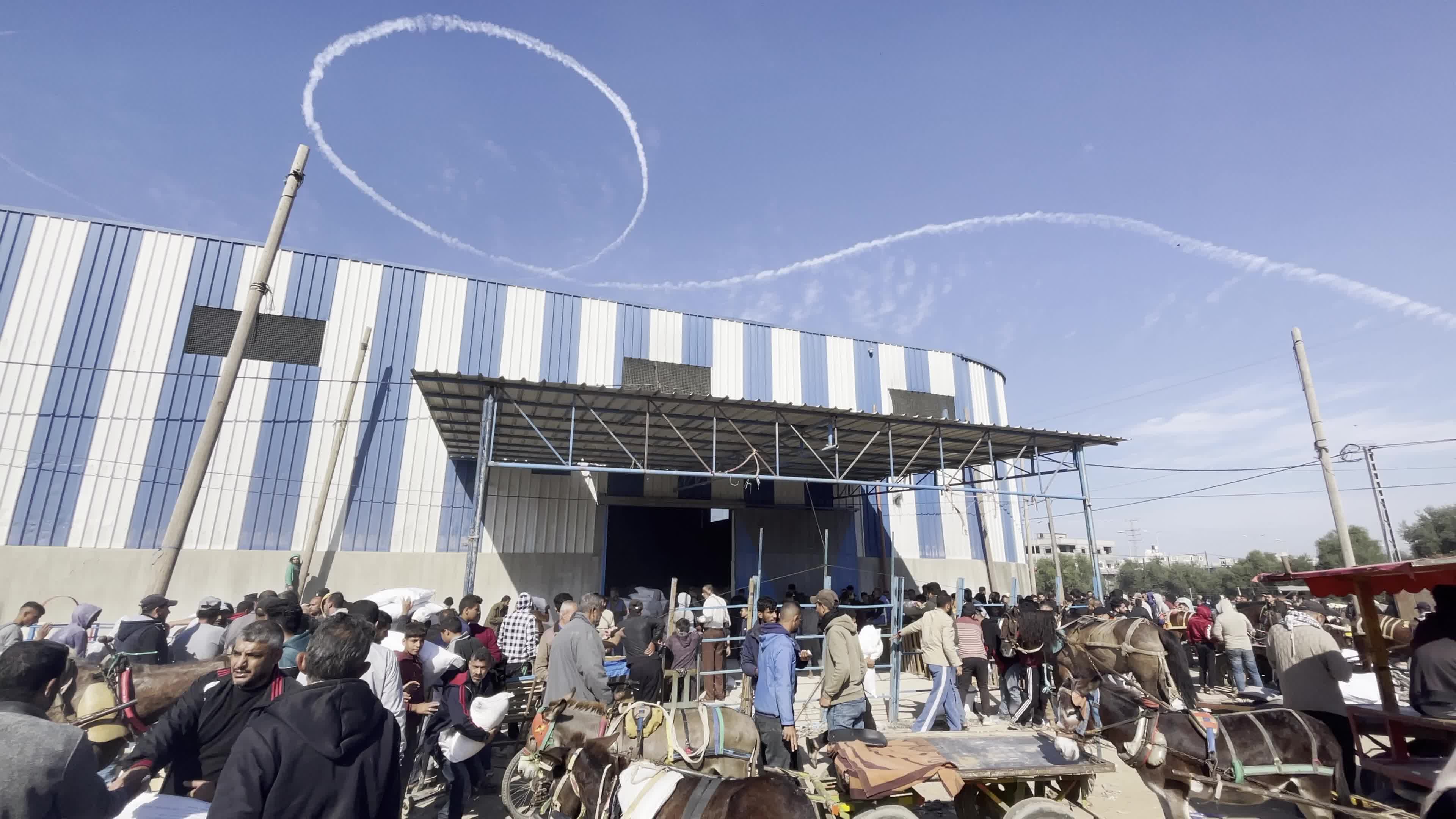 Humanitarian Aid Arrives in Gaza