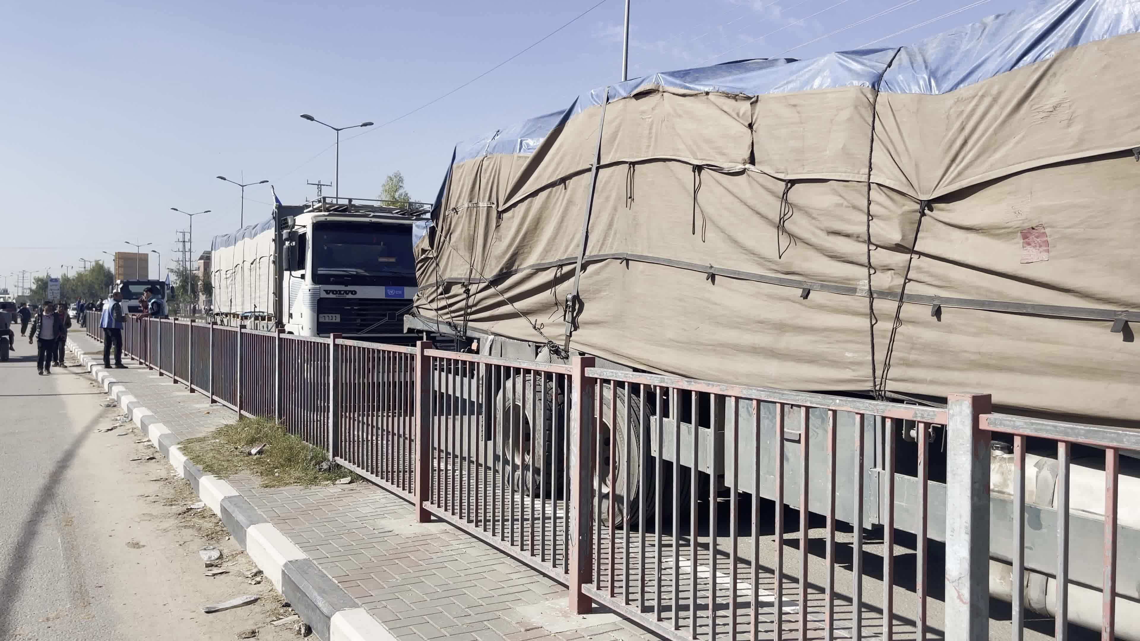 Humanitarian Aid Arrives in Gaza