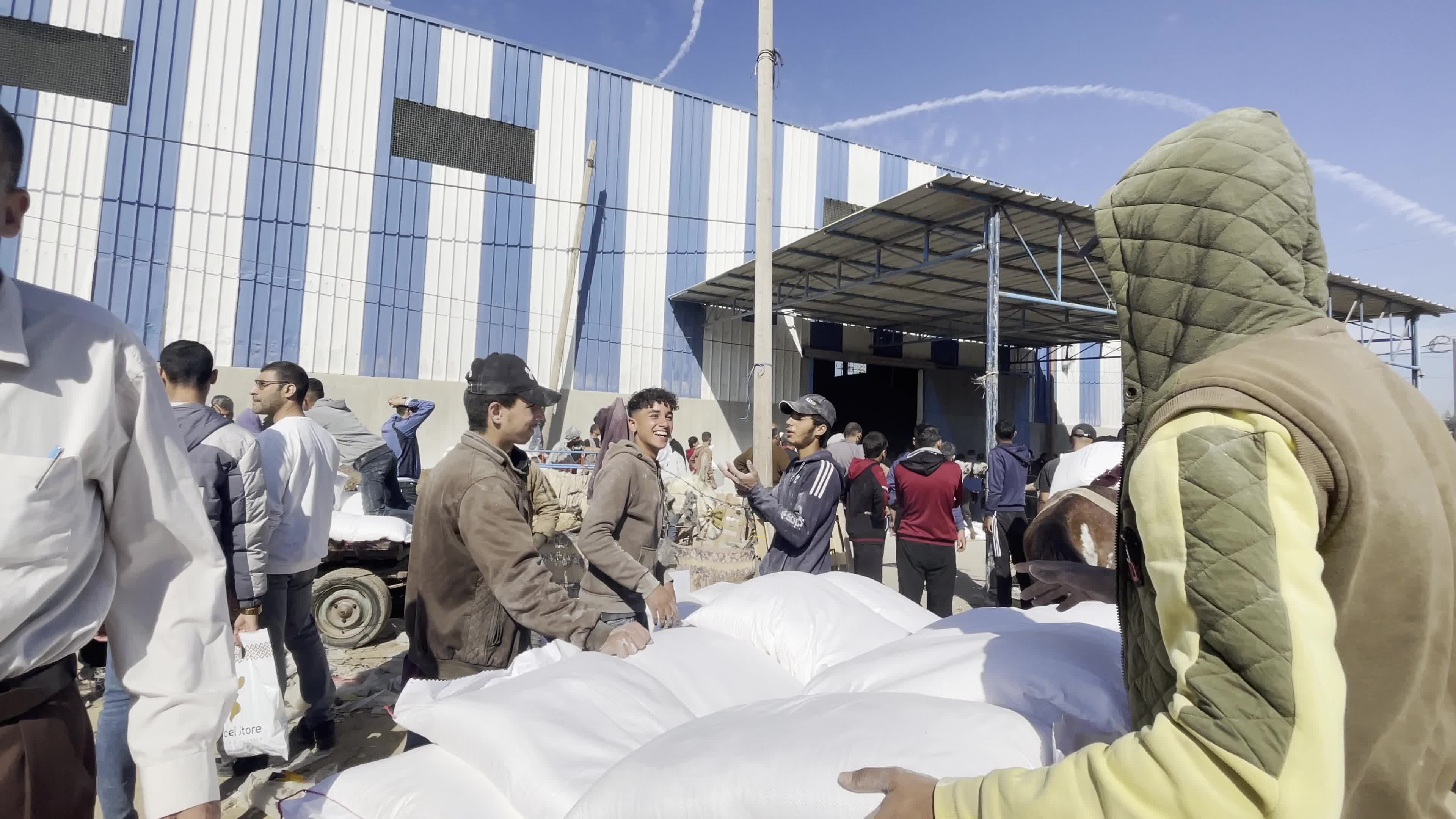 Humanitarian Aid Arrives in Gaza