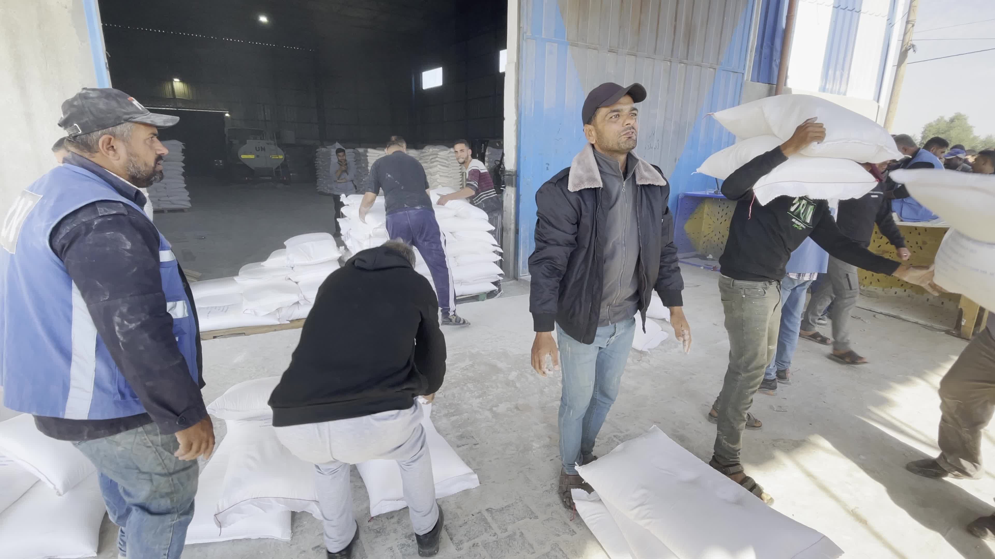 Humanitarian Aid Arrives in Gaza