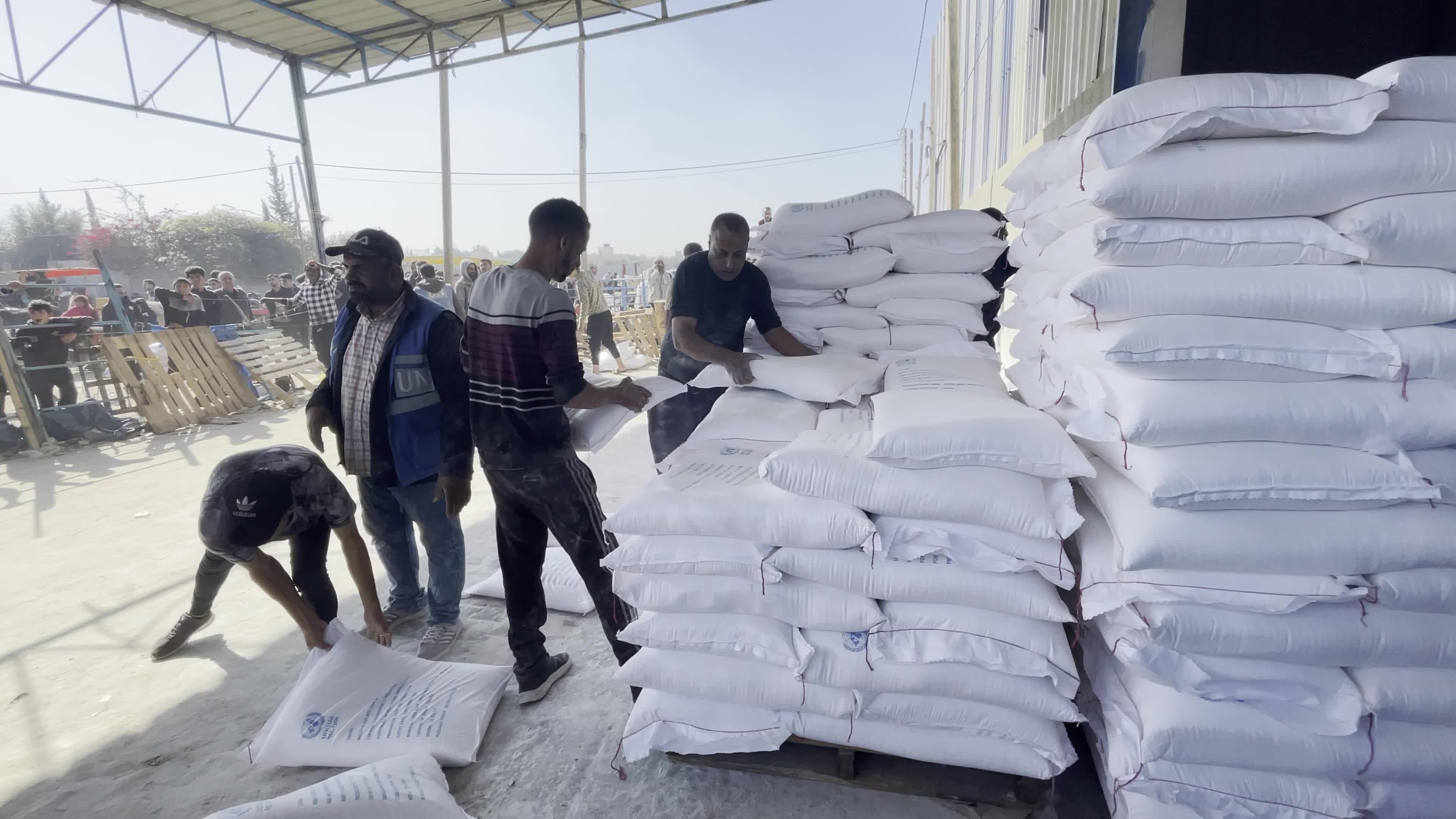 Humanitarian Aid Arrives in Gaza