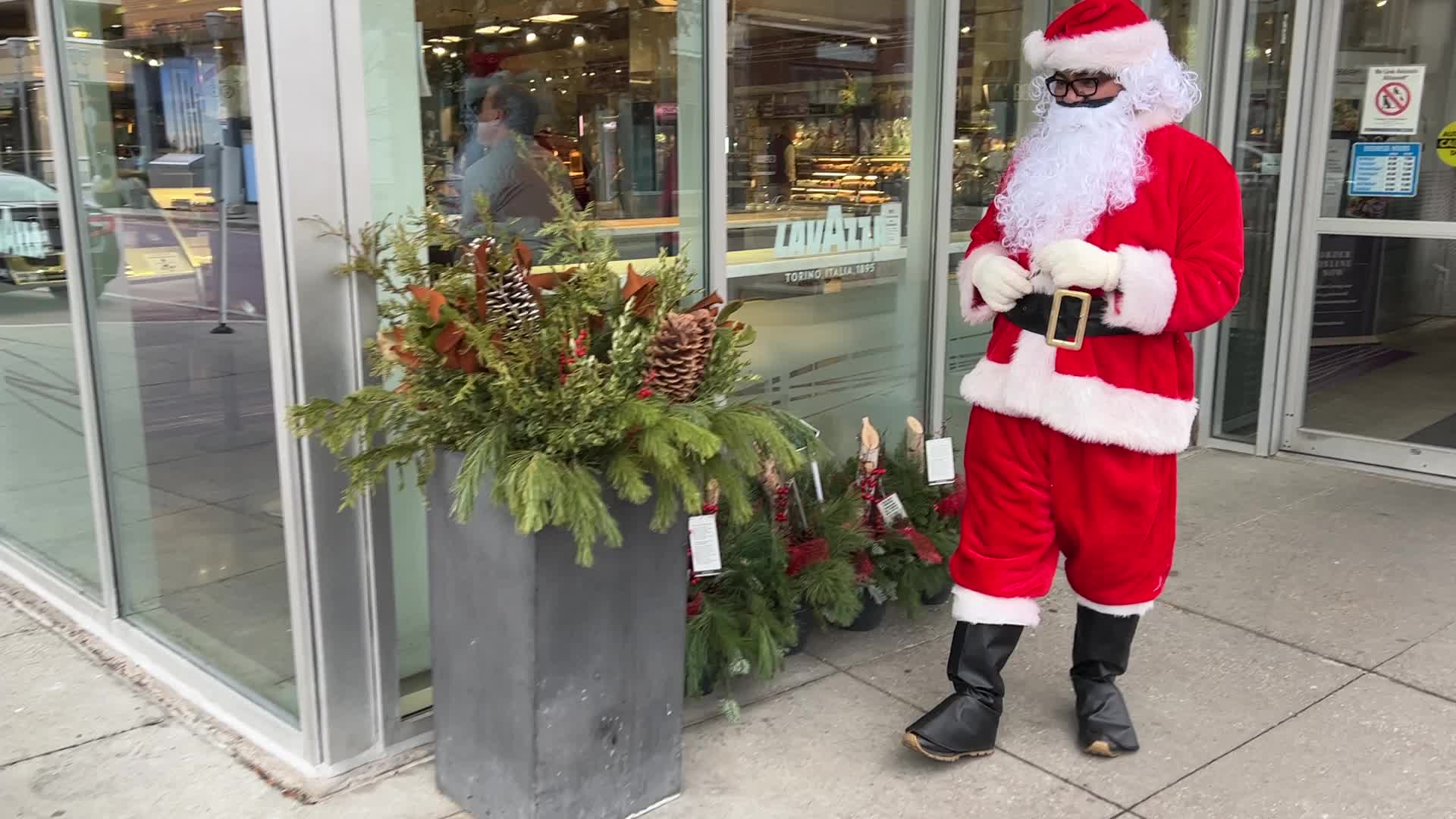 Christmas atmosphere in Toronto, Canada