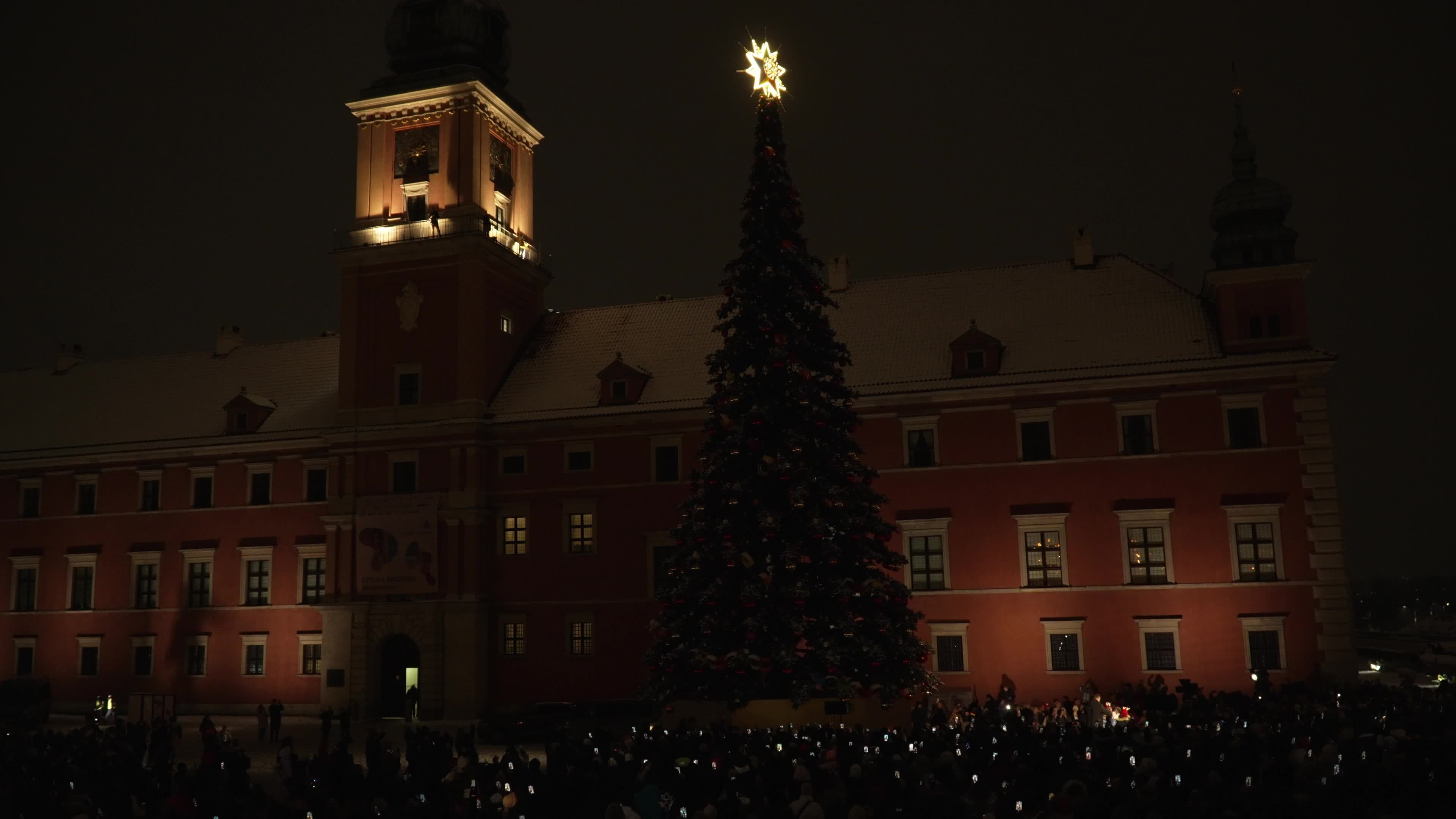 Official Christmas Tree Lighting in Warsaw