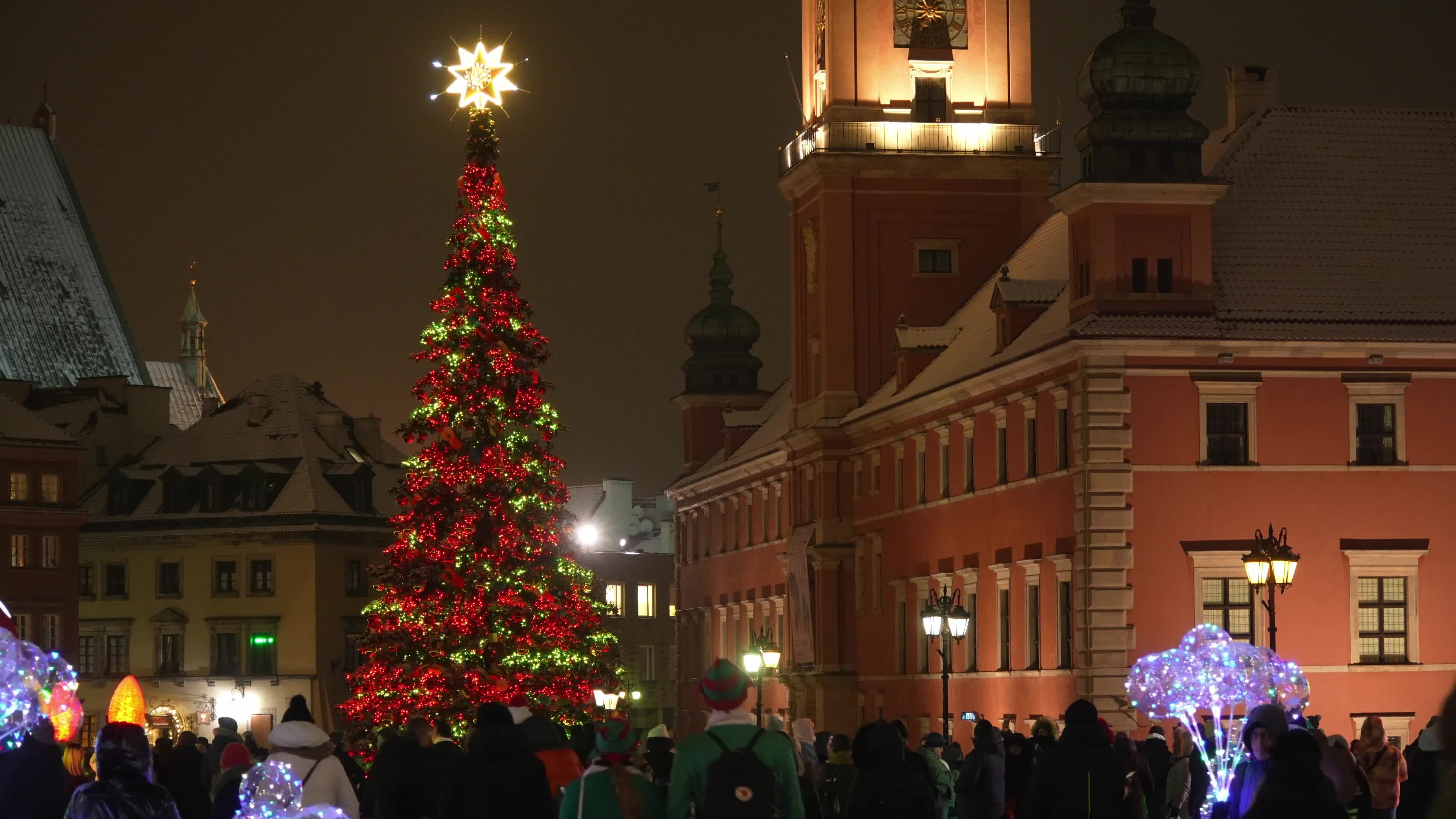 Official Christmas Tree Lighting in Warsaw