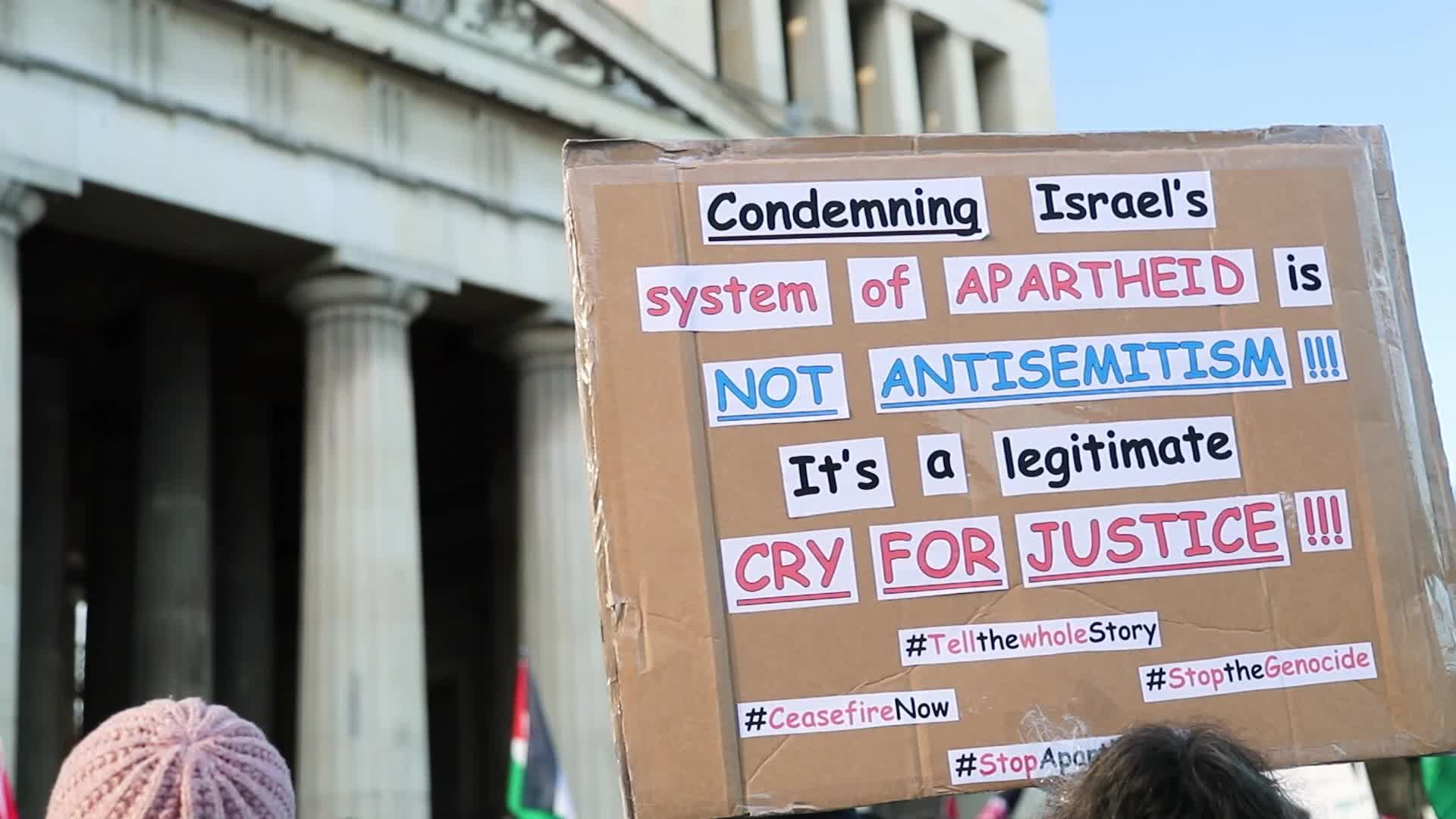 Free Palestine Demonstration In Munich, Germany