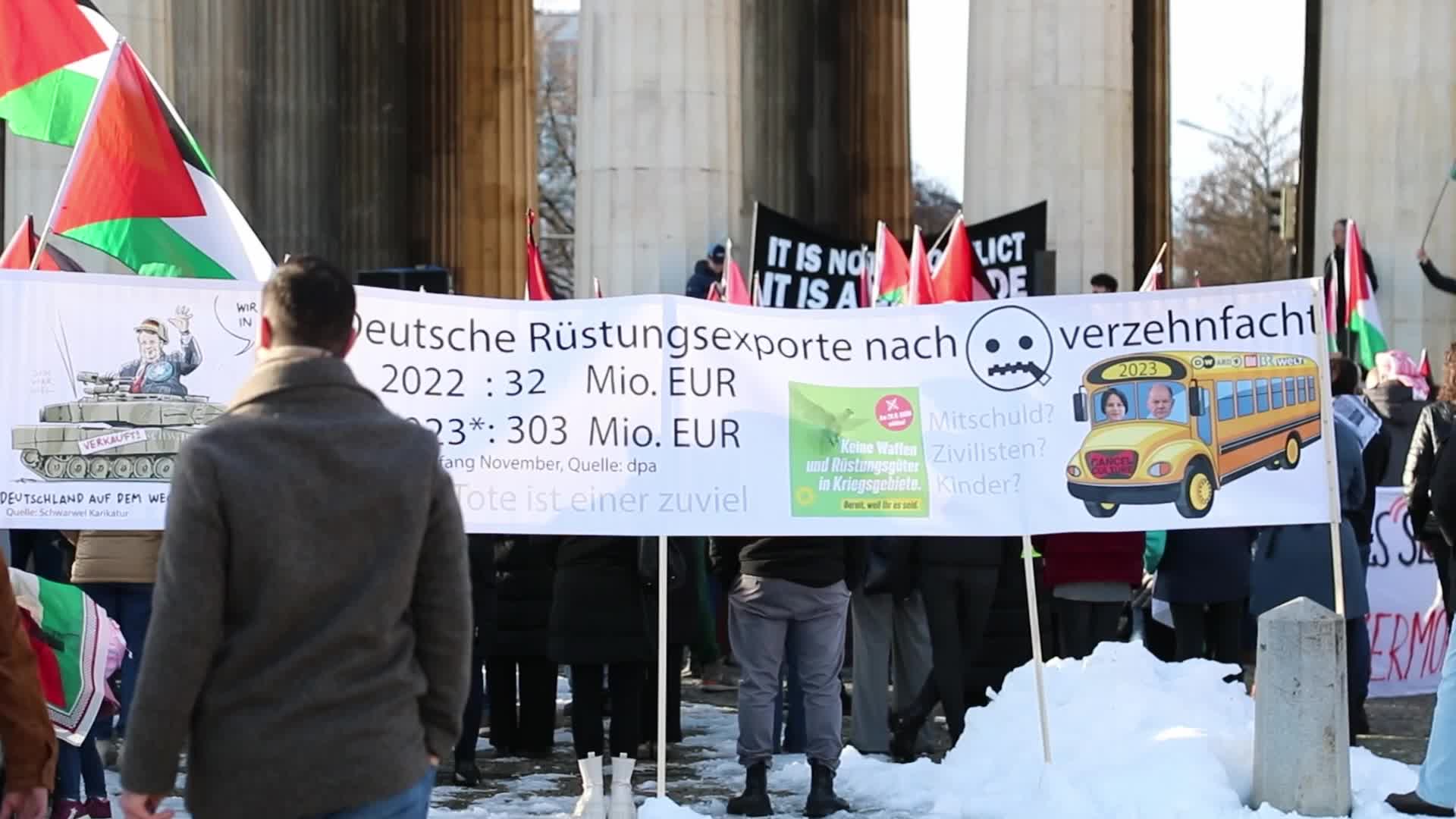 Free Palestine Demonstration In Munich, Germany