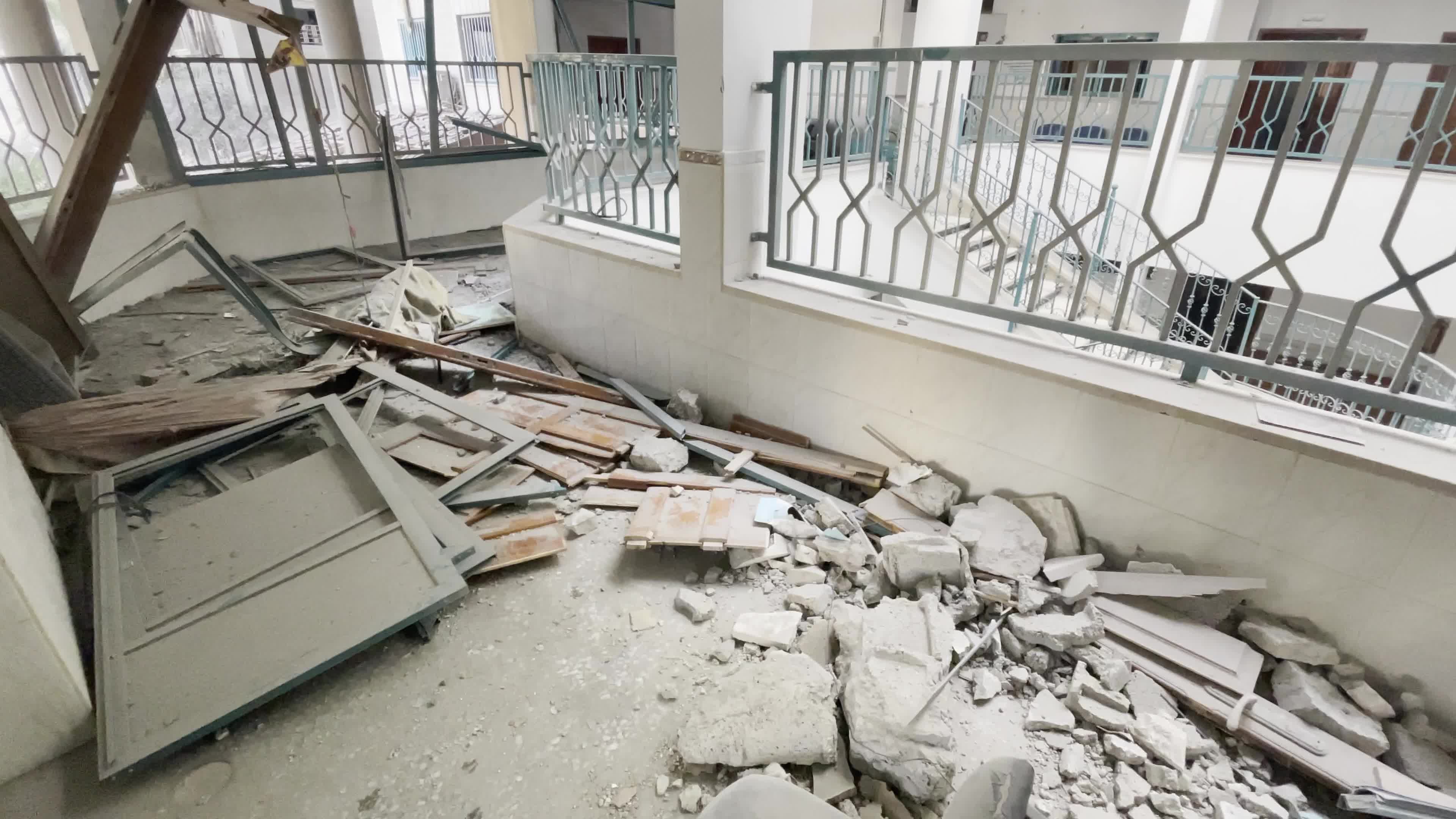 Aftermath of Israeli Airstrike