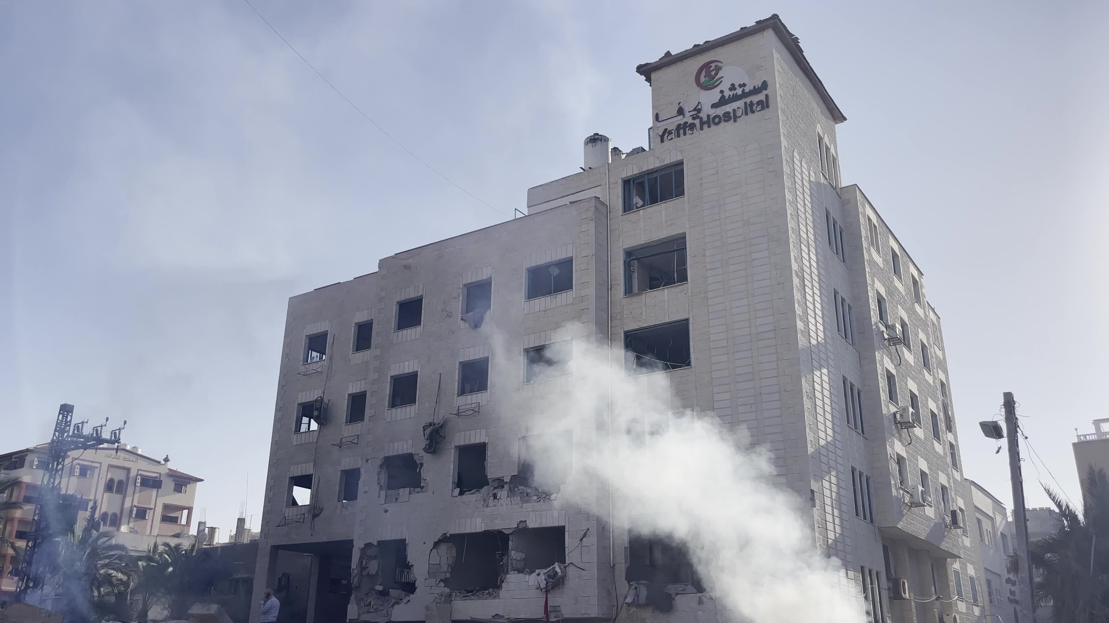 Aftermath of Israeli Airstrike