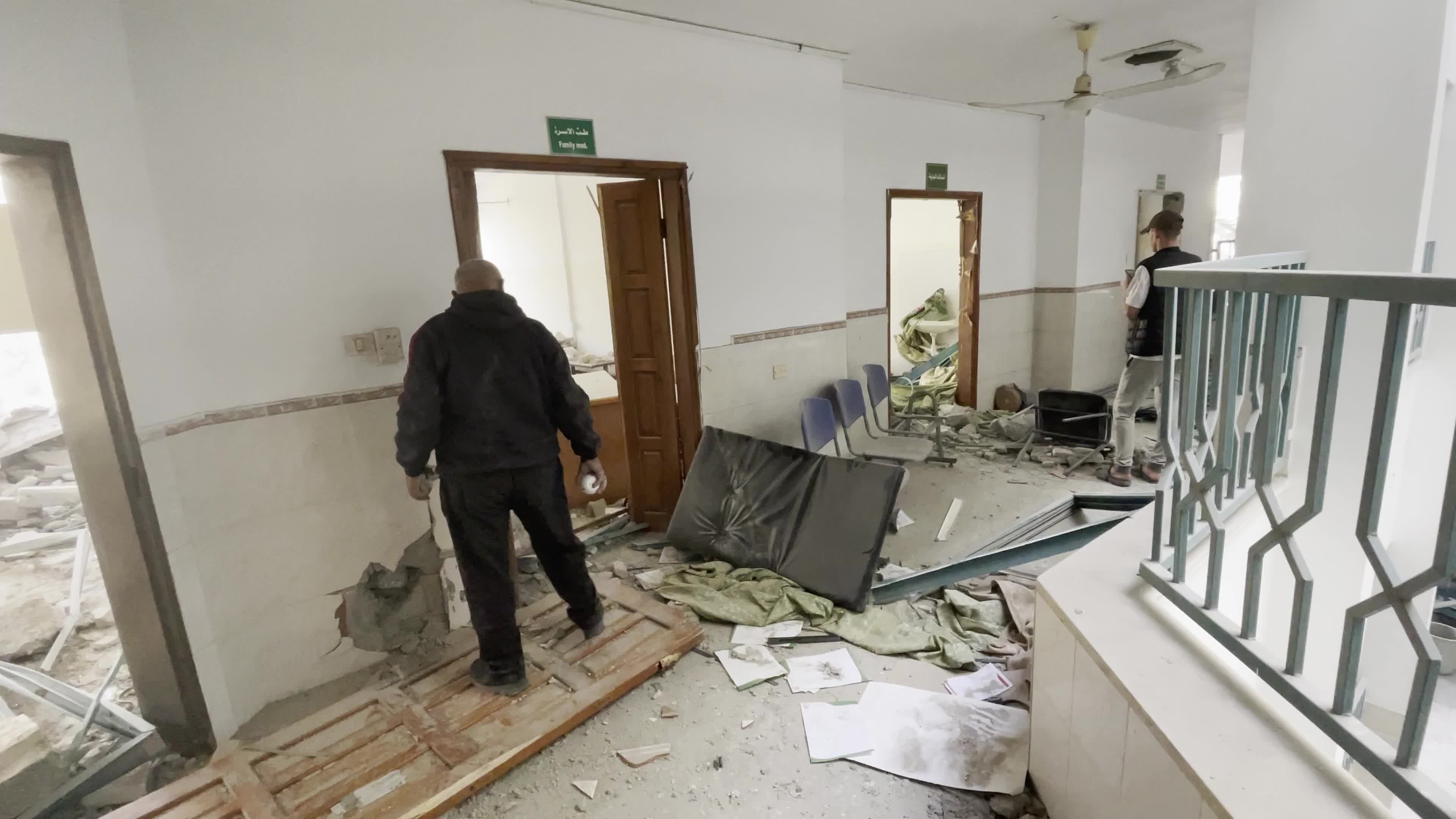Aftermath of Israeli Airstrike