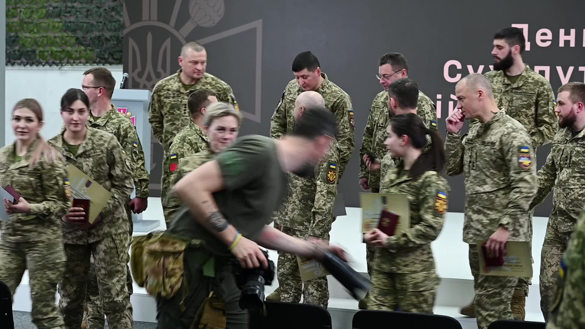 Ukrainian Ground Forces Day in Kyiv, amid Russia's invasion of Ukraine.