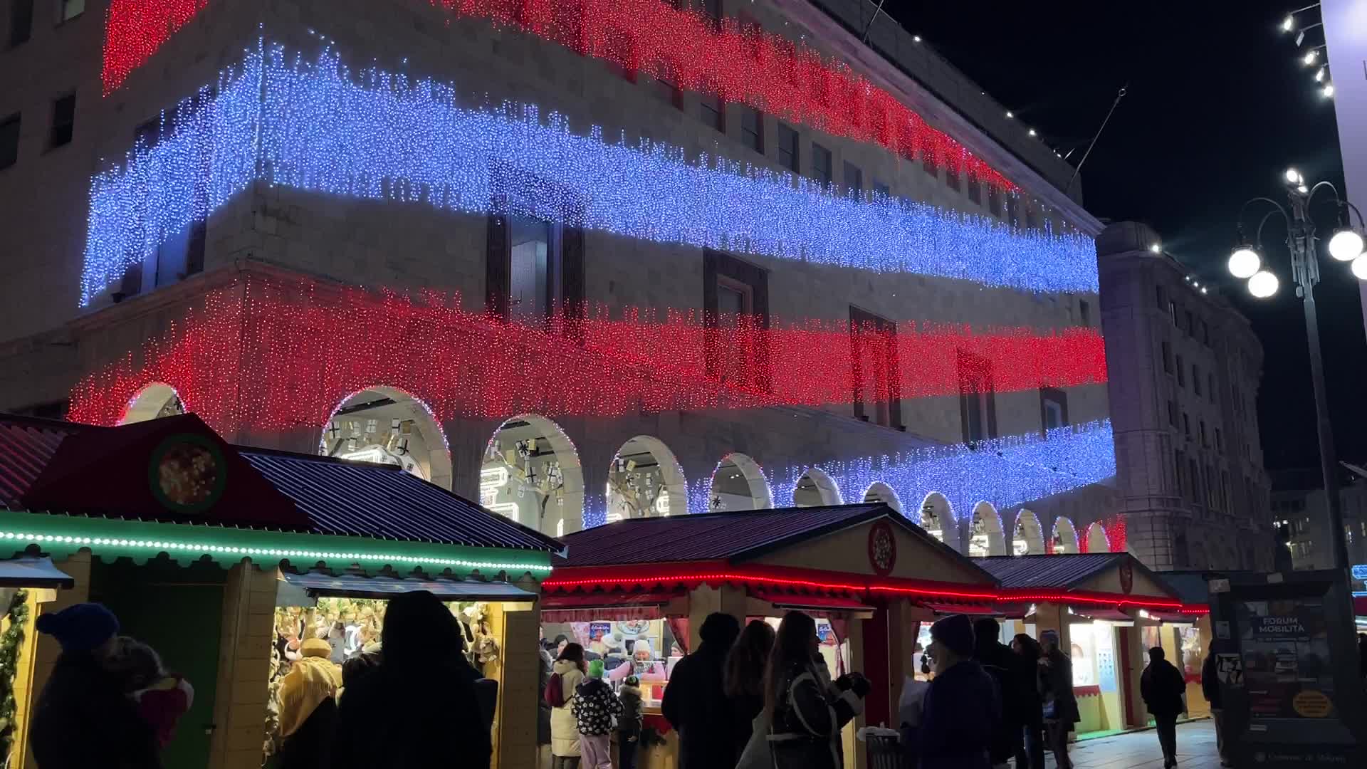 Christmas atmosphere in Milan