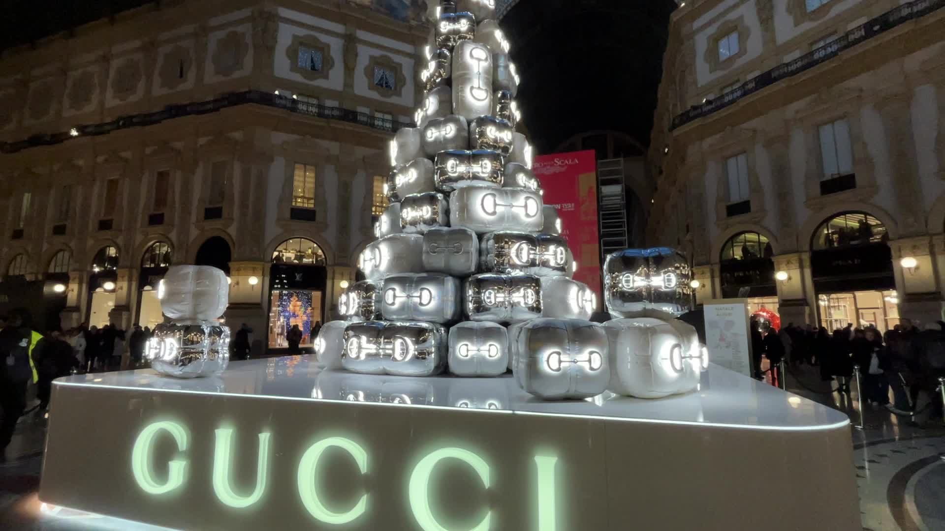Christmas atmosphere in Milan