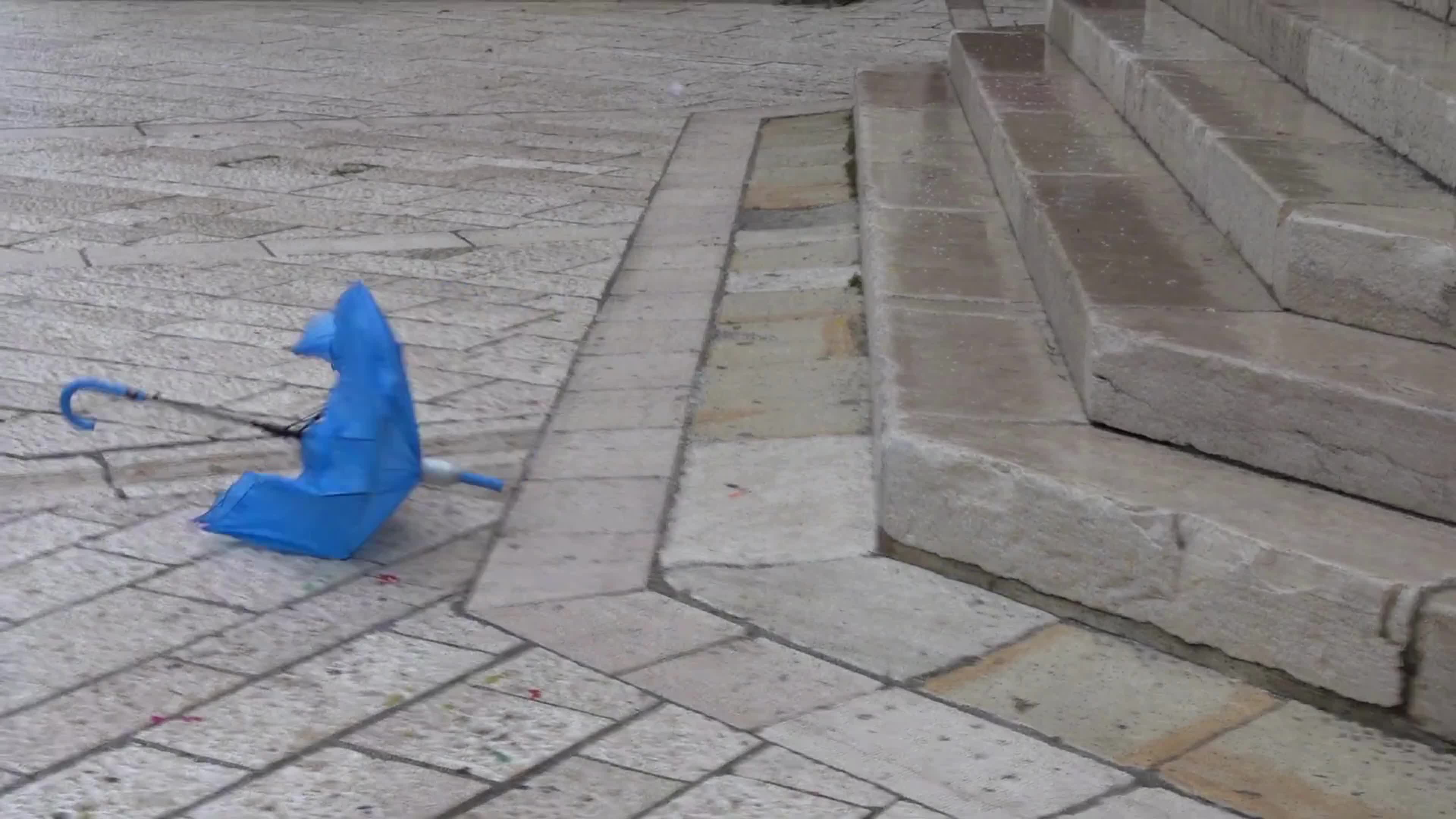 Strong Wind In Termoli, Italy
