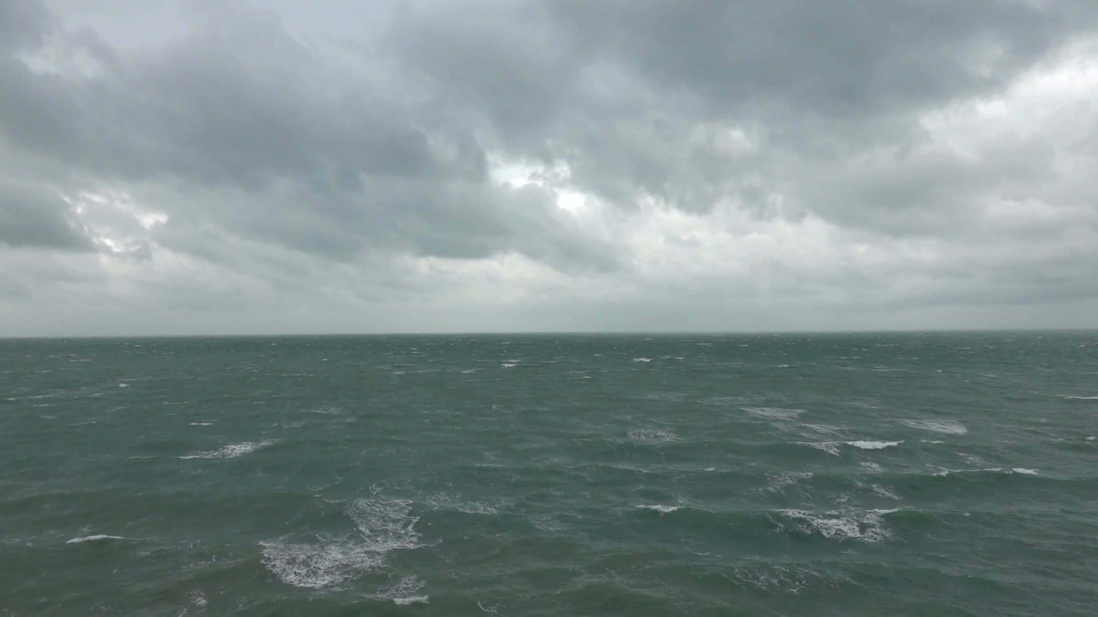 Strong Wind In Termoli, Italy