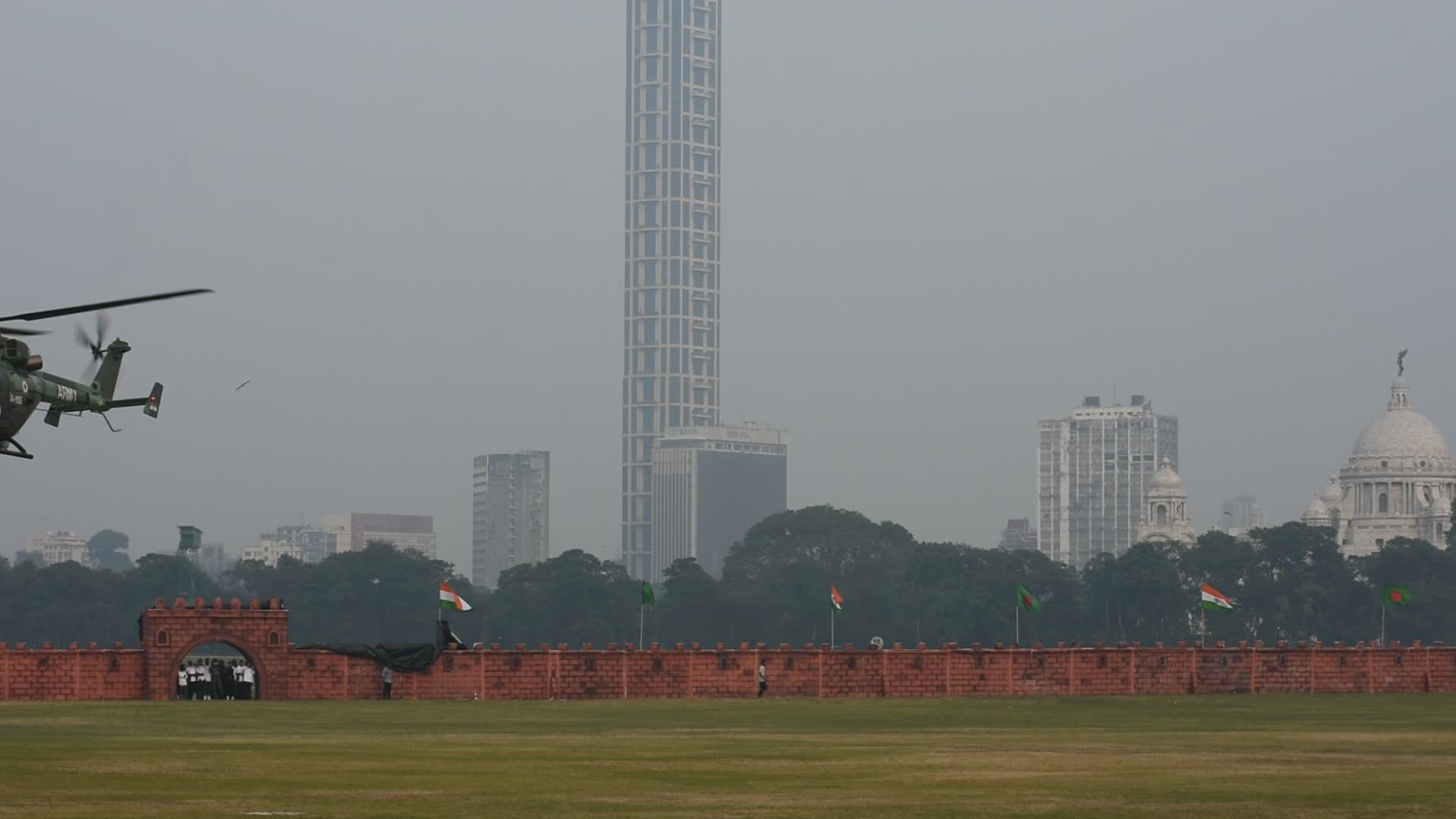 Indian armed forces attend practice ahead of Vijay Diwas 2023 .