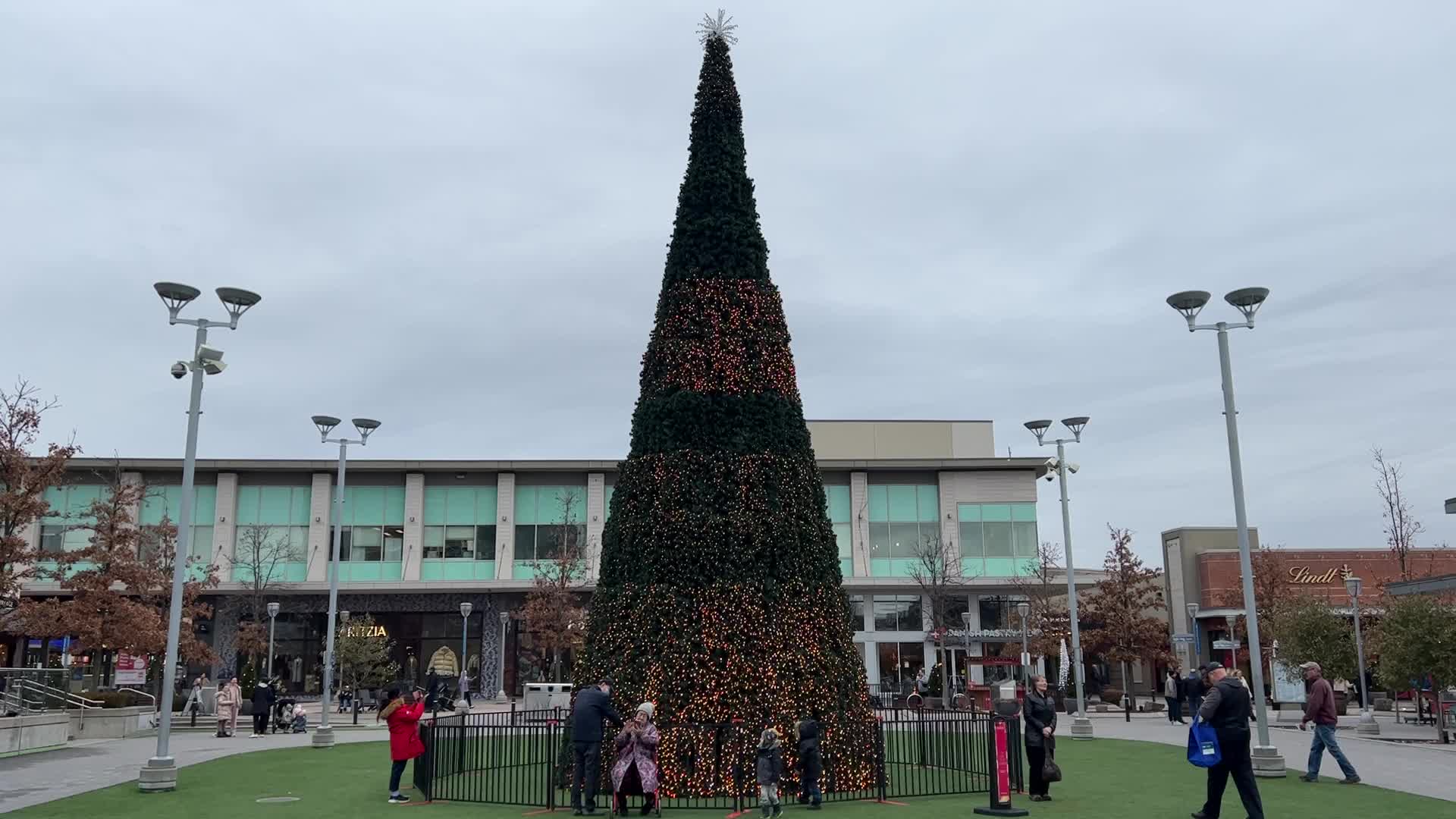 Christmas atmosphere in Toronto, Canada