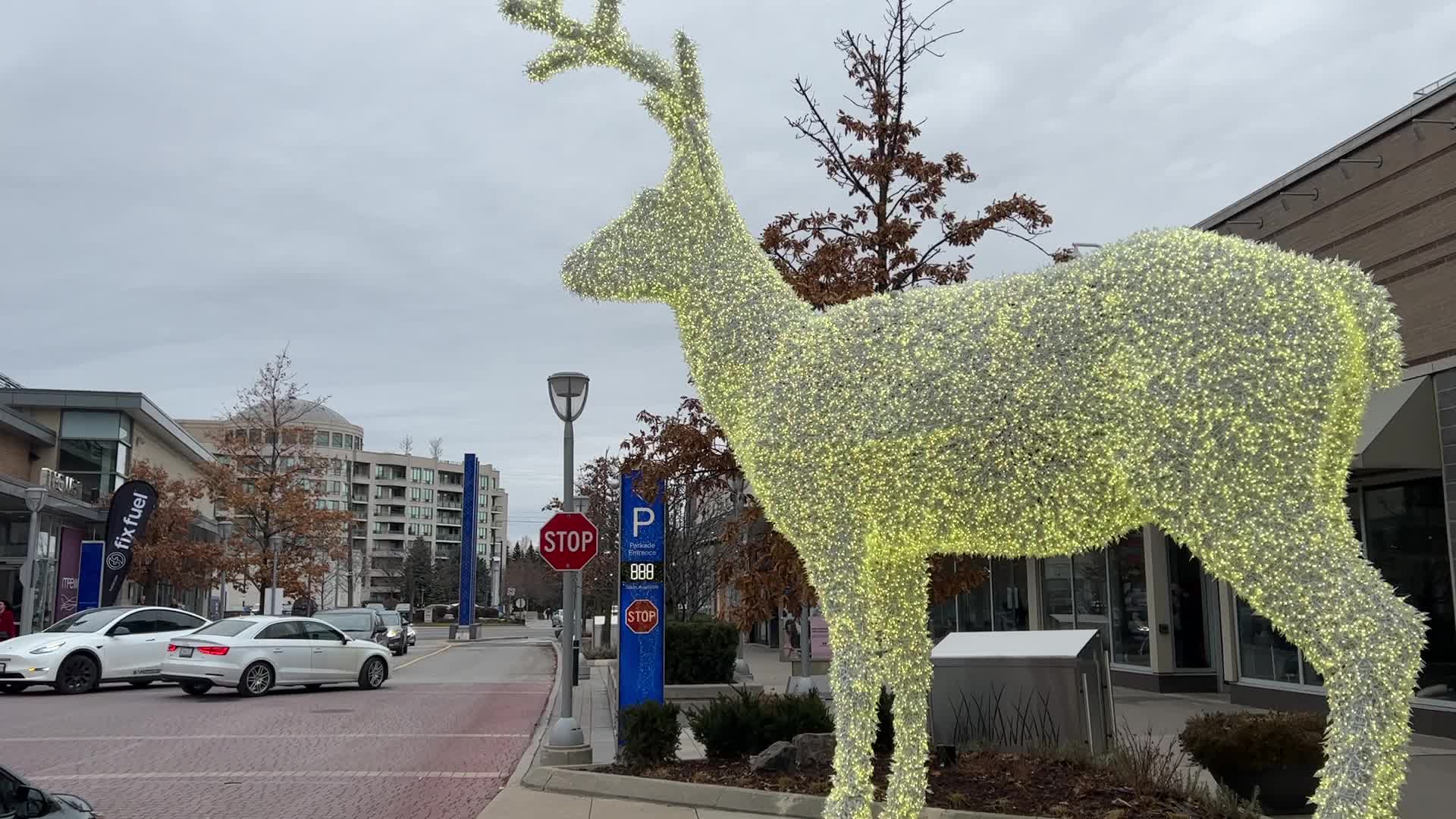 Christmas atmosphere in Toronto, Canada