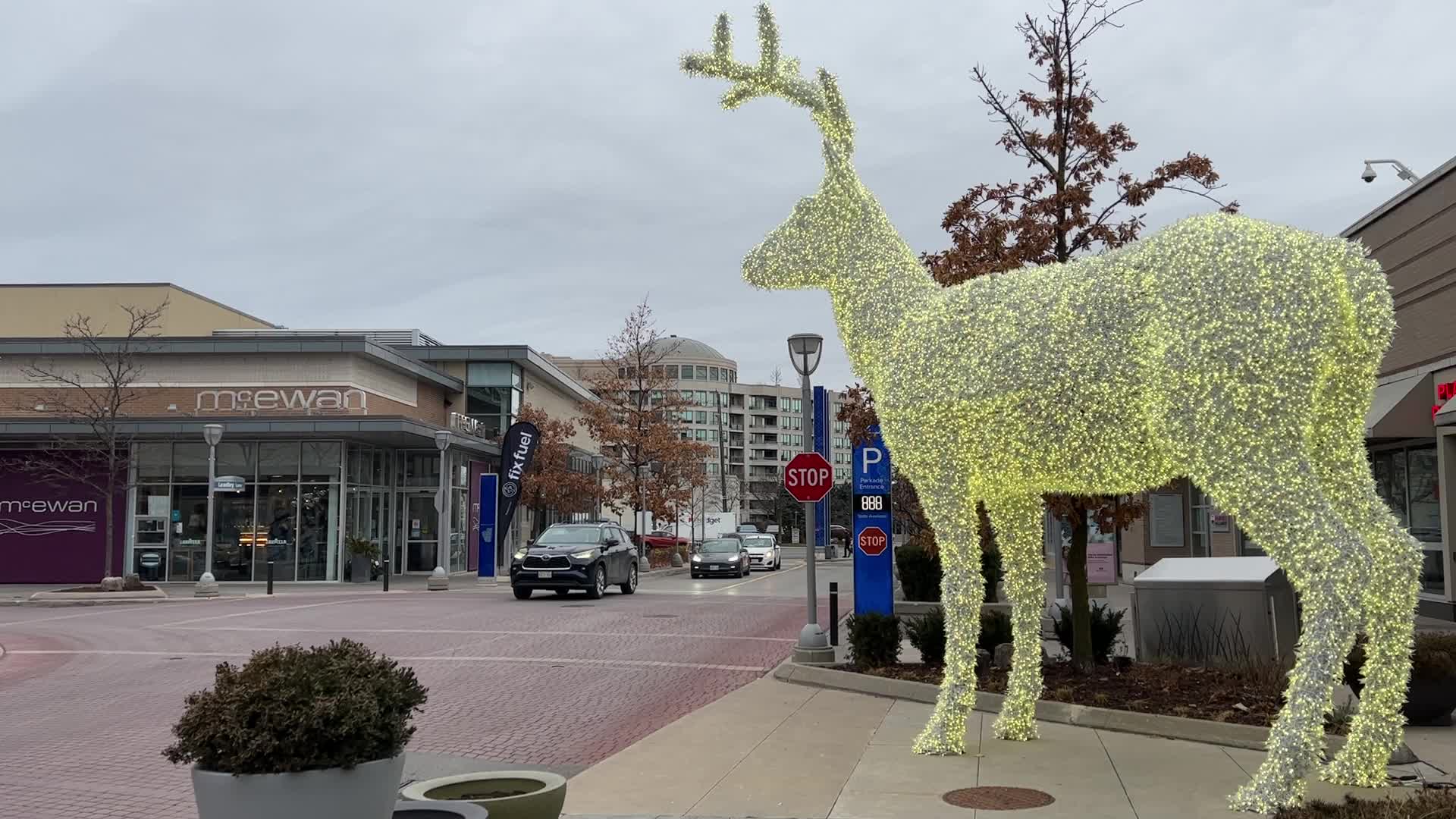 Christmas atmosphere in Toronto, Canada