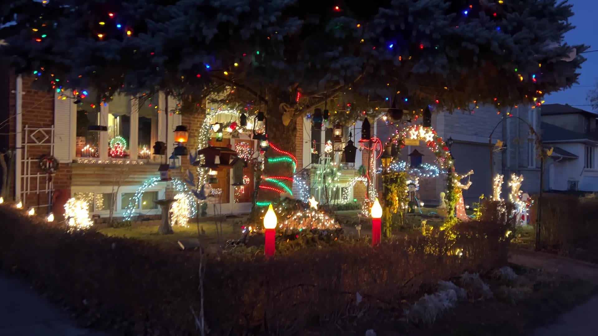Christmas atmosphere in Toronto, Canada