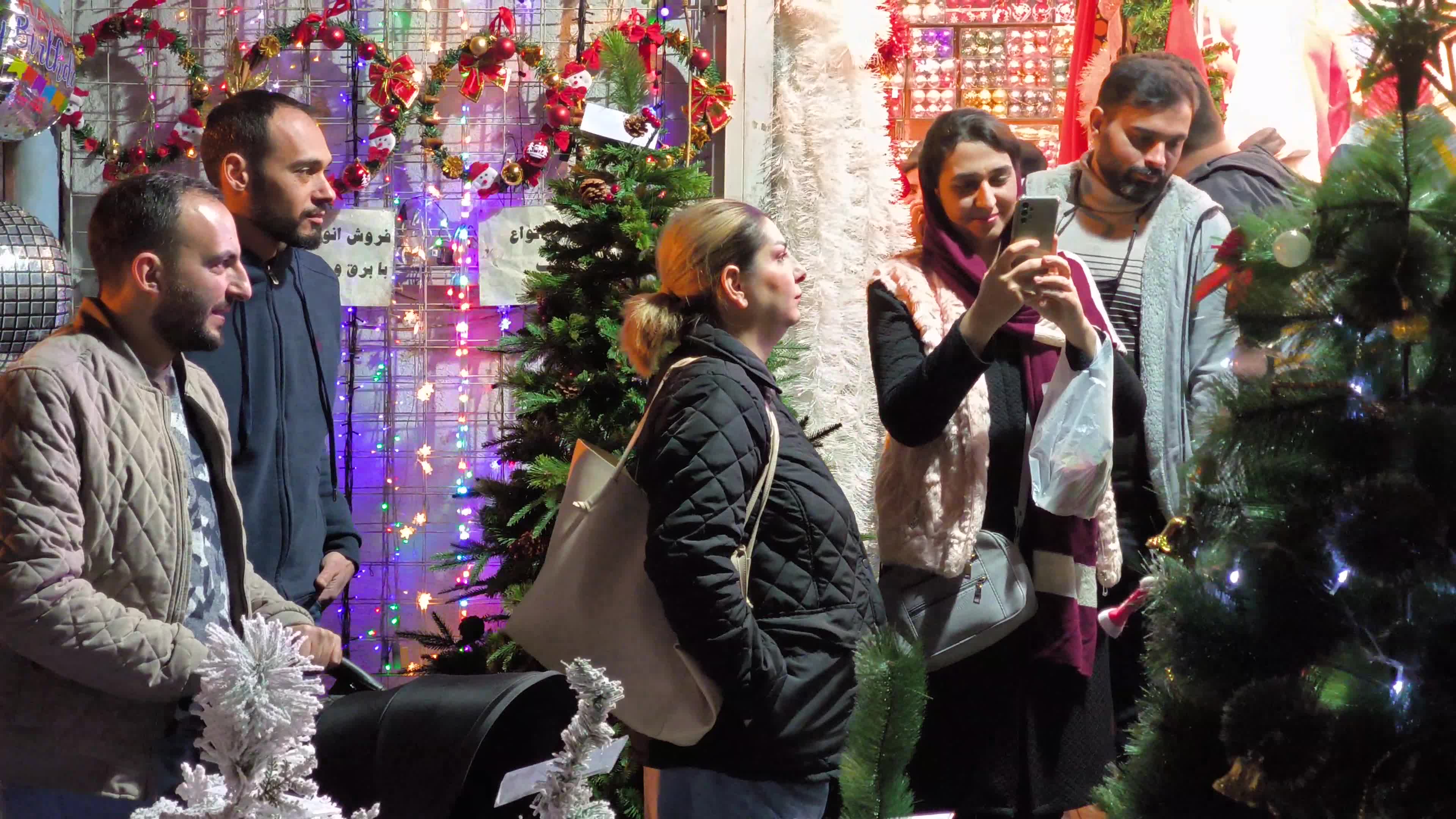 Christmas shopping in Tehran