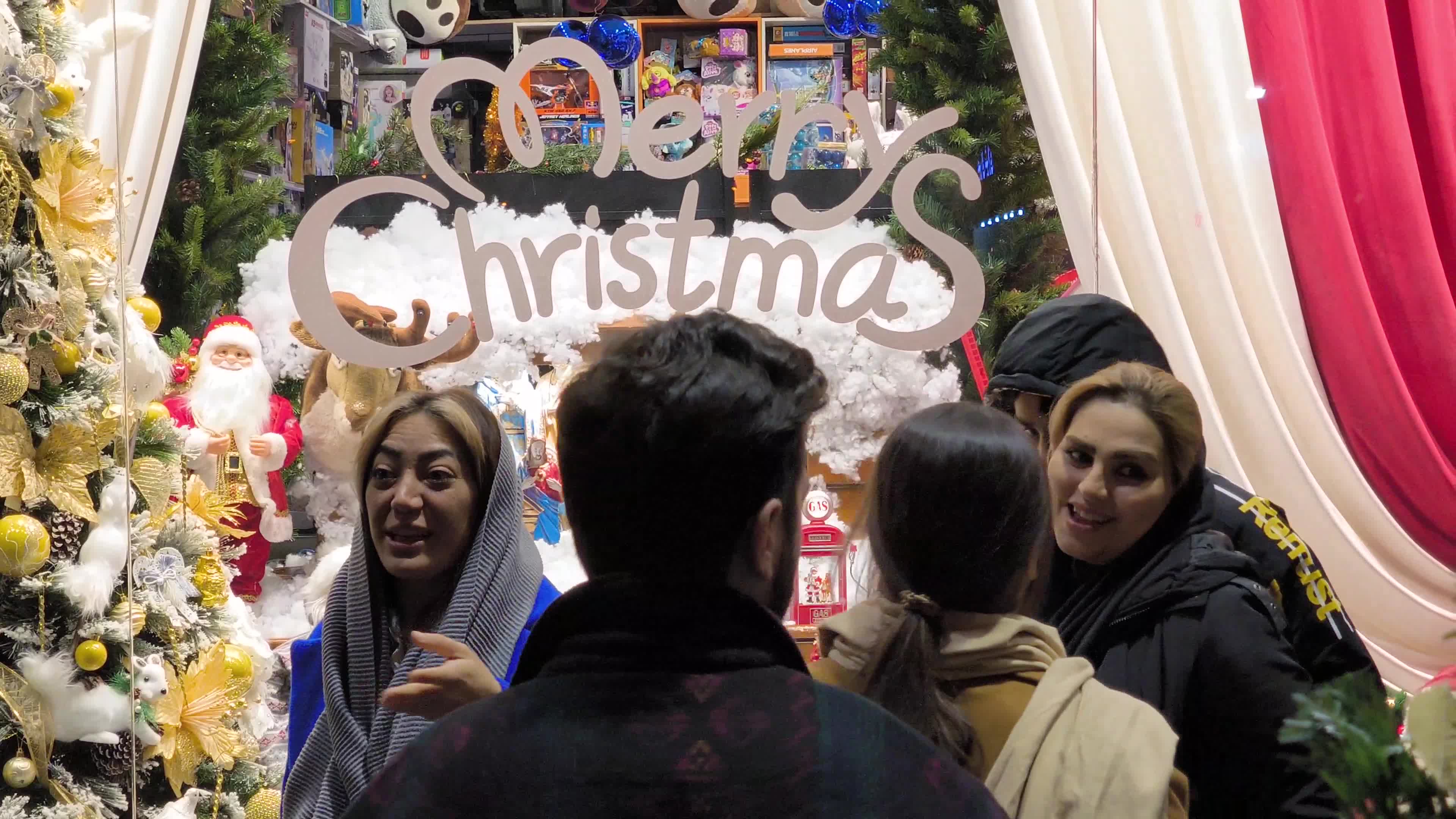 Christmas shopping in Tehran