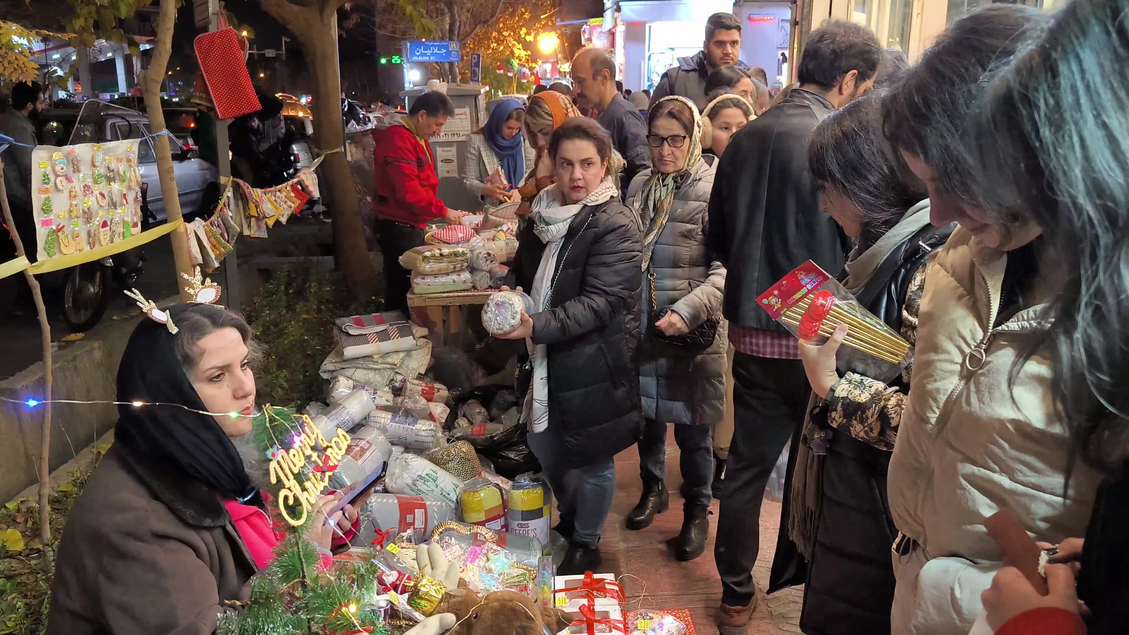 Christmas shopping in Tehran
