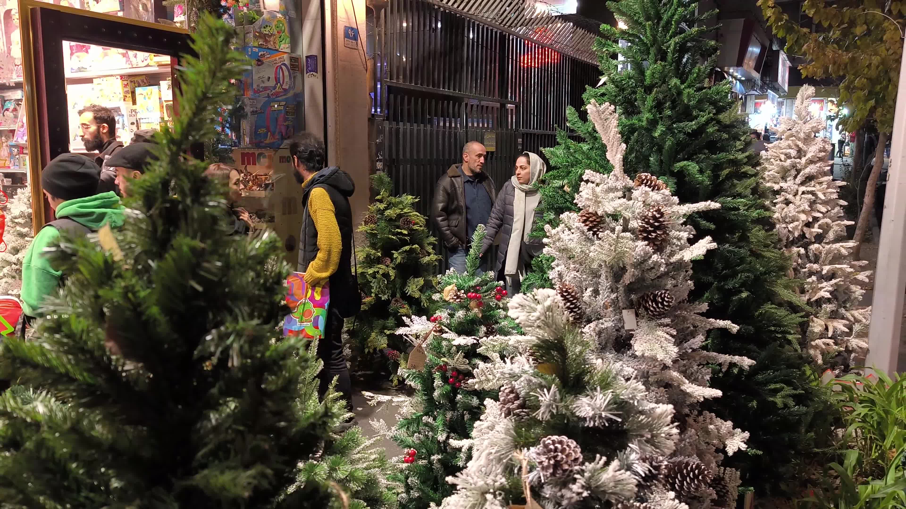 Christmas shopping in Tehran