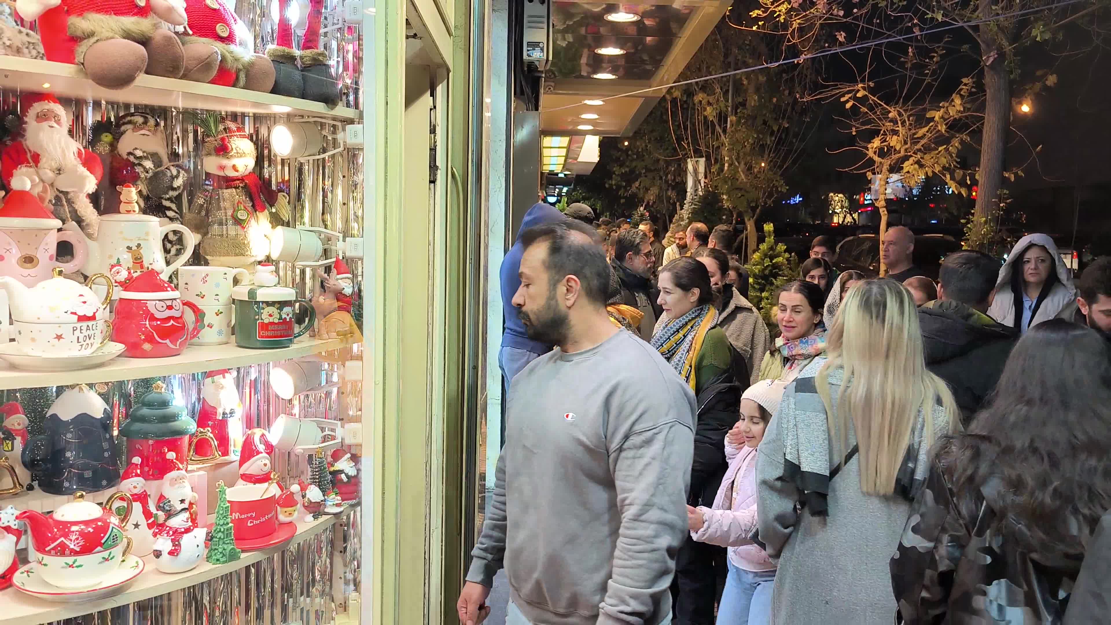 Christmas shopping in Tehran