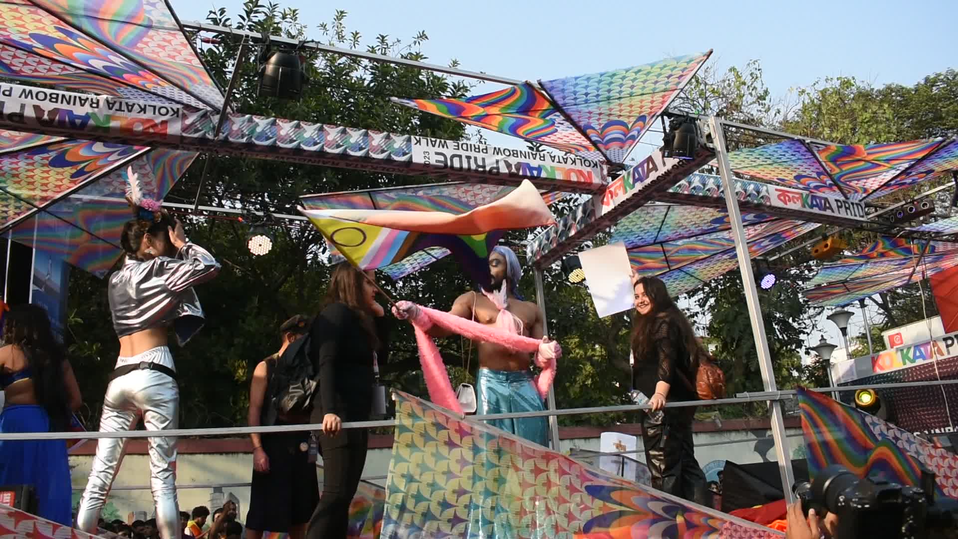 Kolkata Rainbow pride walk 2023 .