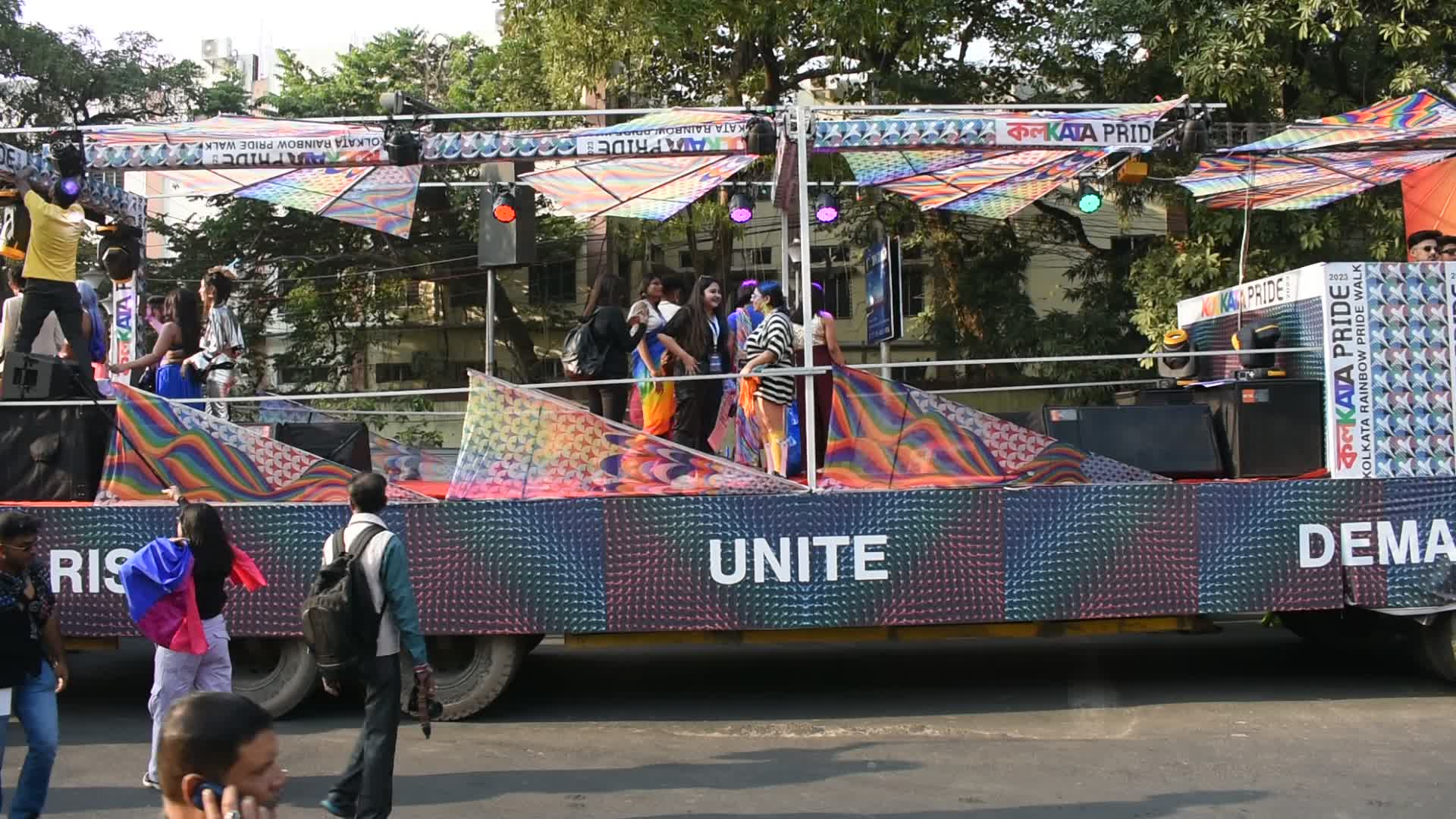 Kolkata Rainbow pride walk 2023 .